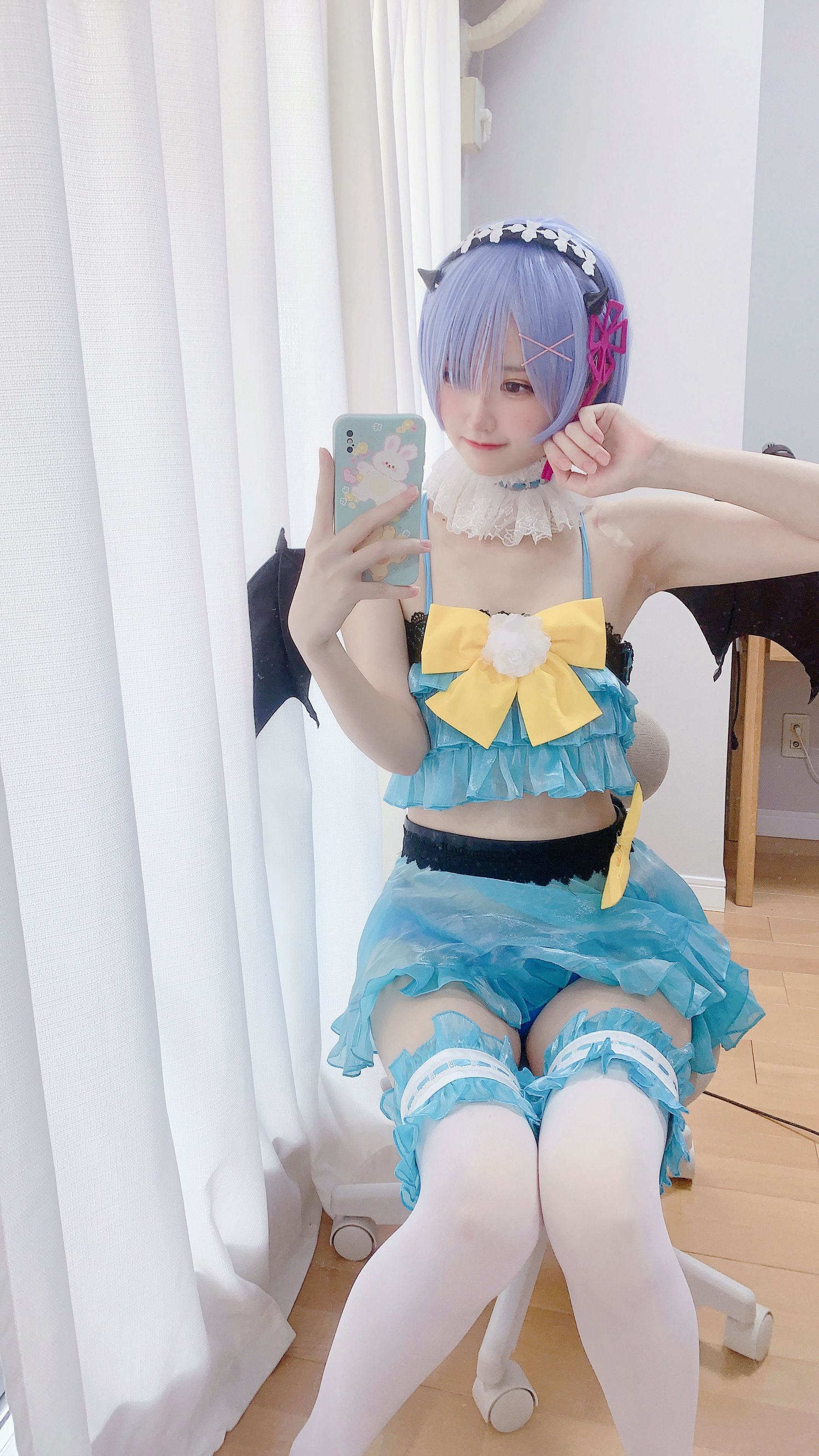 千阳(ちよ) – 雷姆小恶魔cos Cosplay-第11张