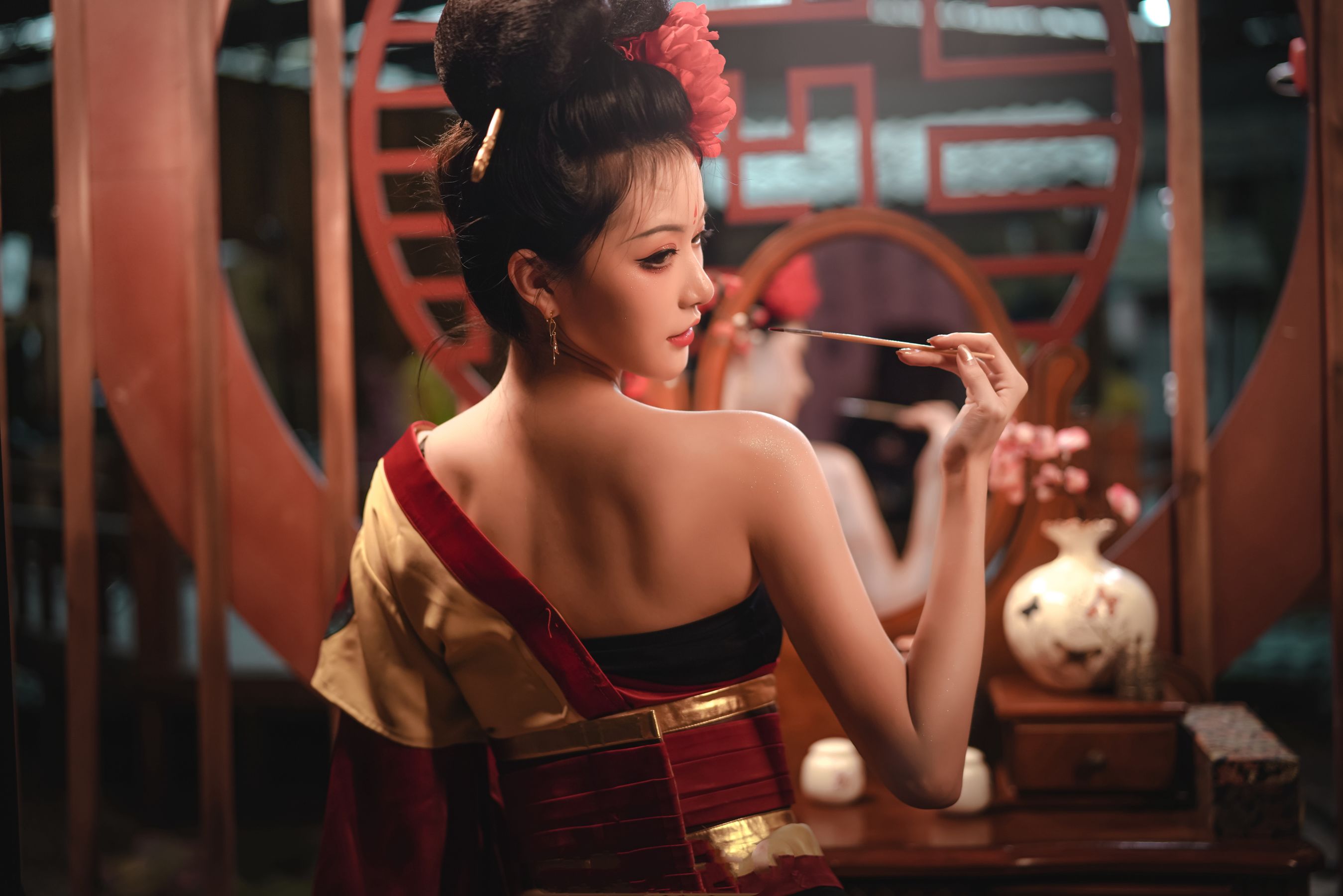 COS萌妹沧霁桔梗 – 一千零一个江湖 Cosplay-第7张