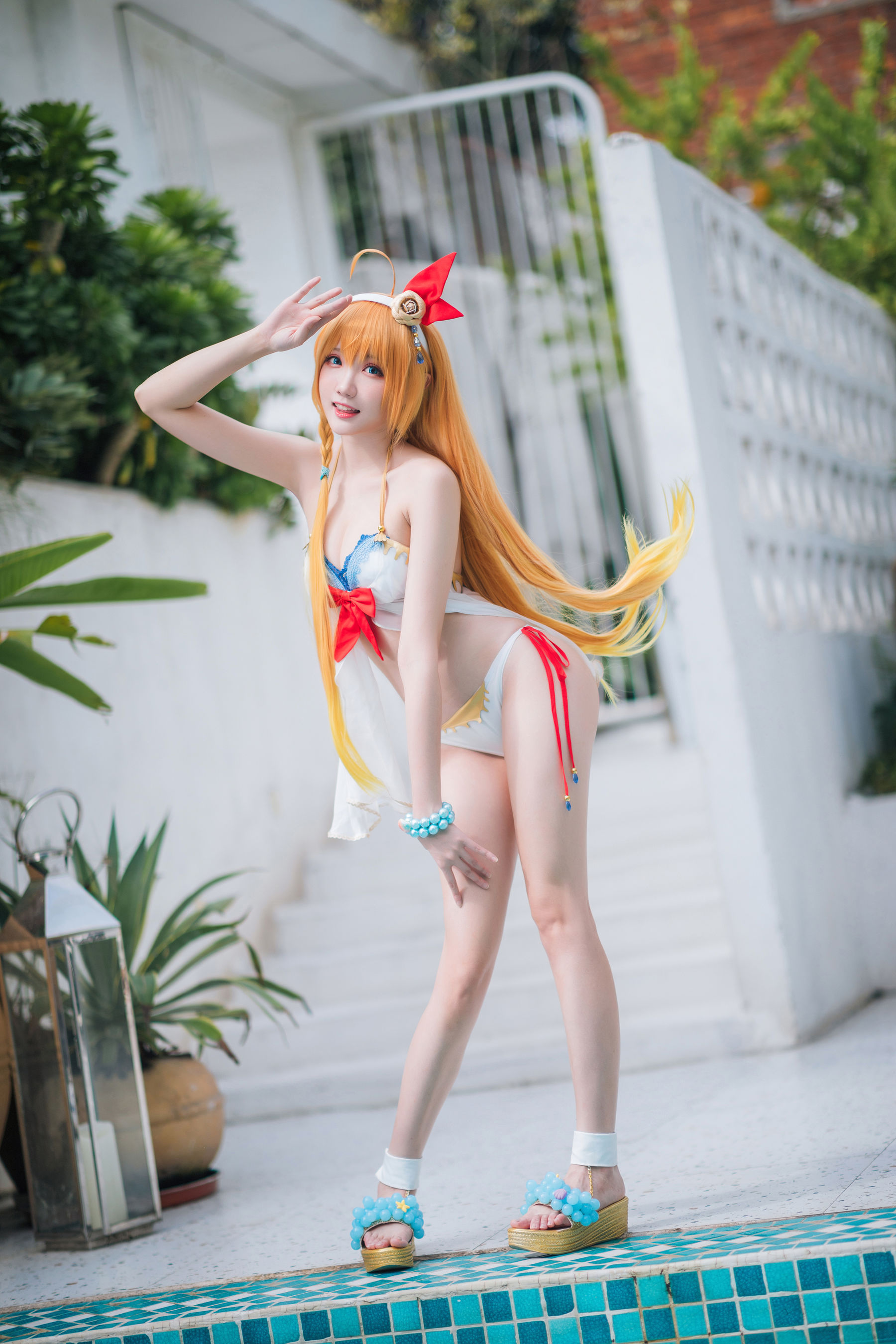Coser瓜希酱福利 – 公主连结 夏日御三家 Cosplay-第1张