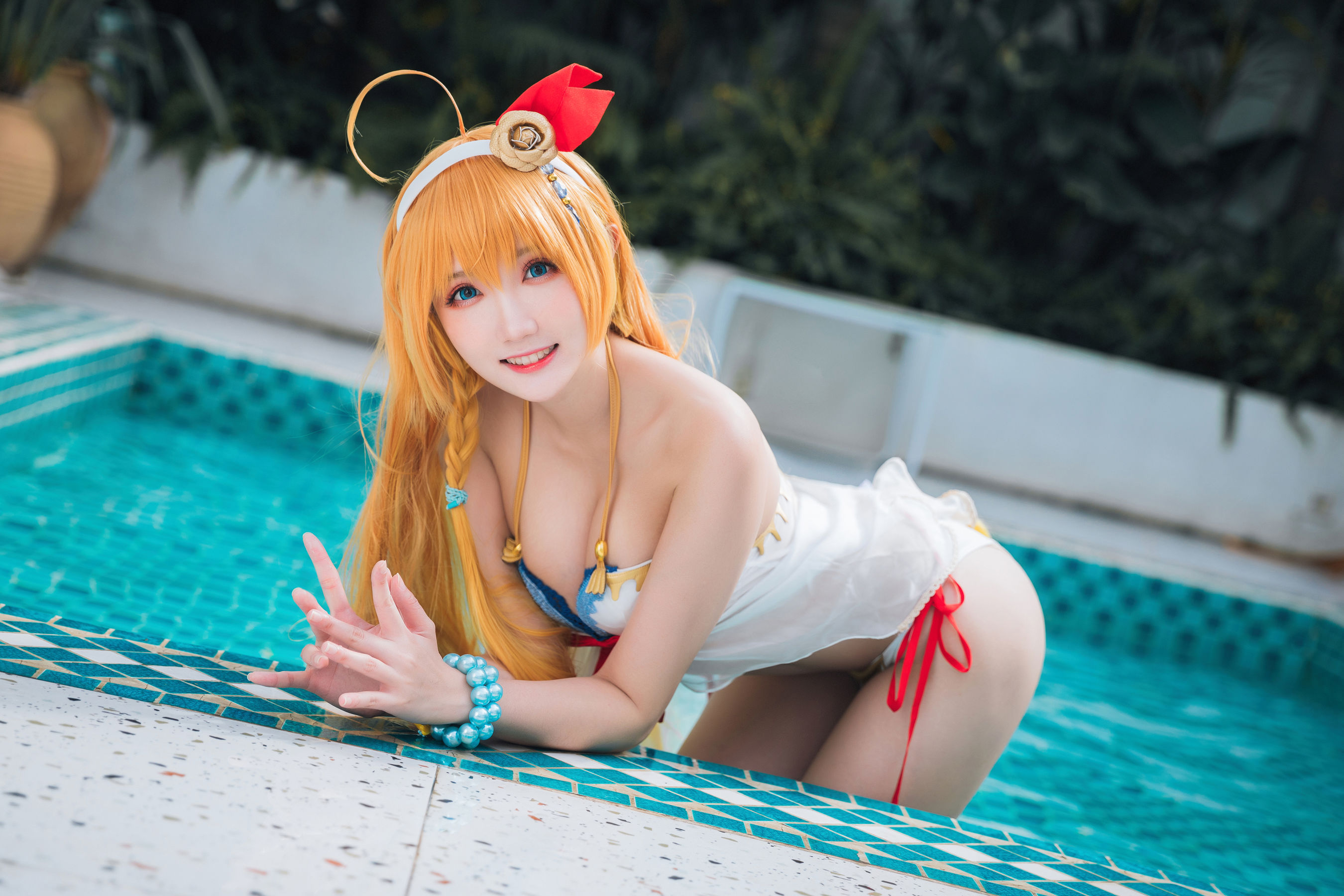 Coser瓜希酱福利 – 公主连结 夏日御三家 Cosplay-第3张