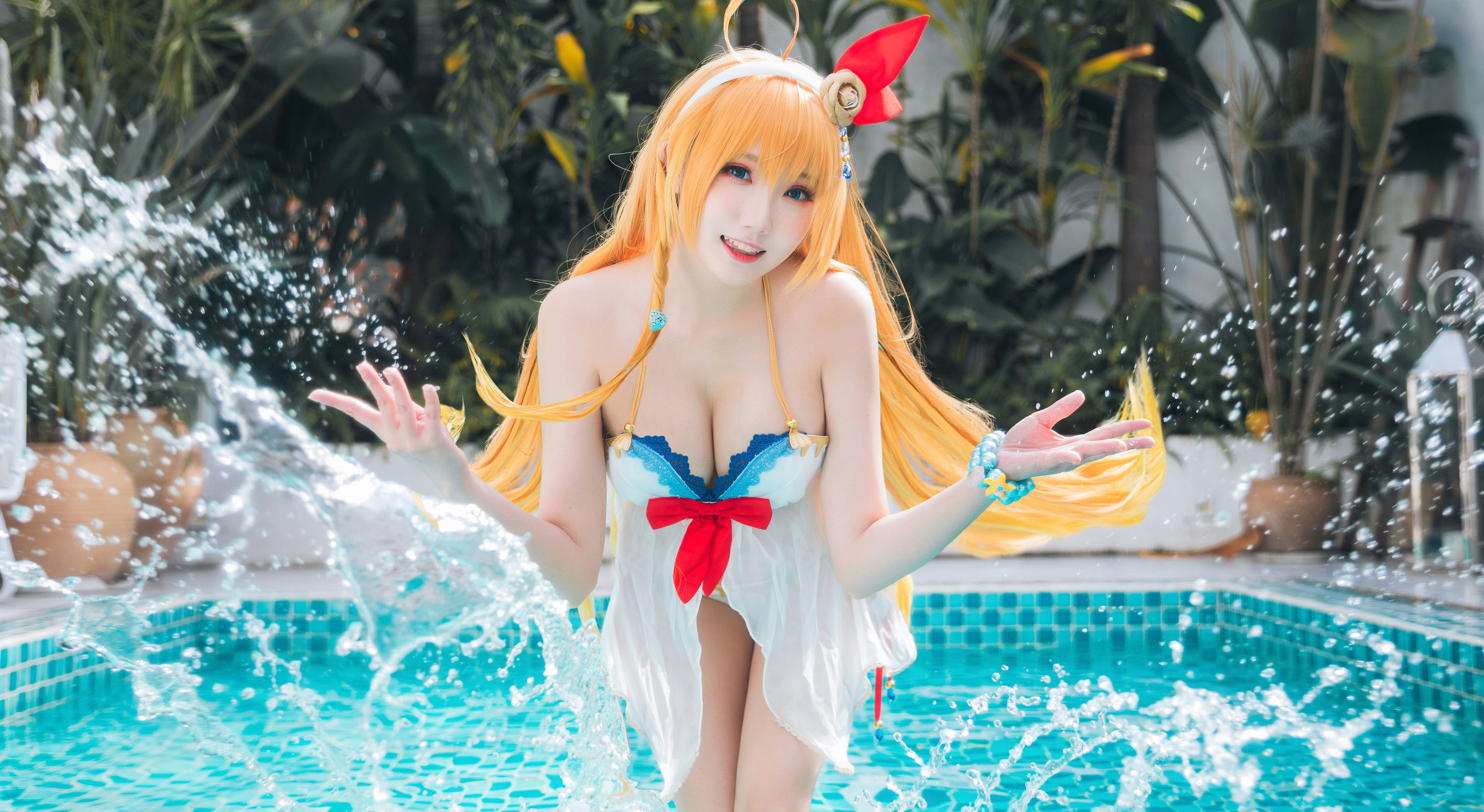 Coser瓜希酱福利 – 公主连结 夏日御三家 Cosplay-第4张
