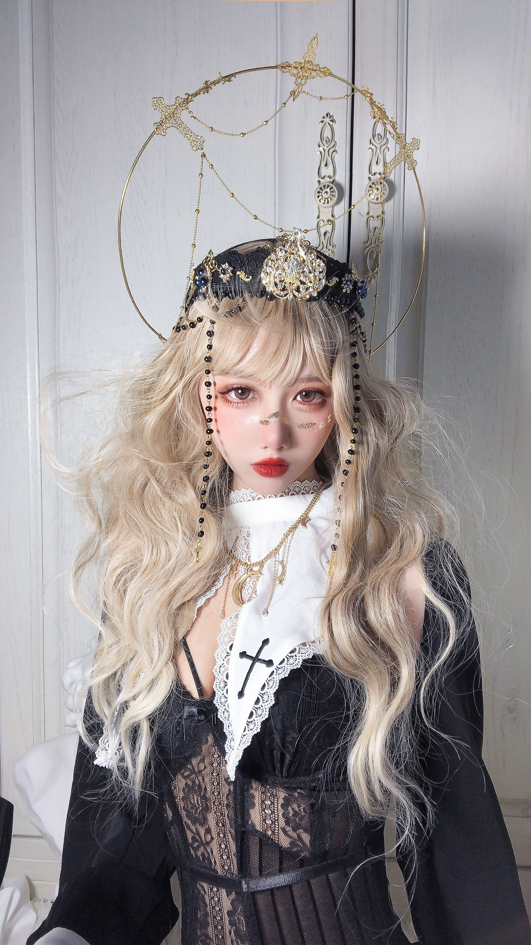 动漫博主果咩酱w – 叛逆修女 Cosplay-第4张