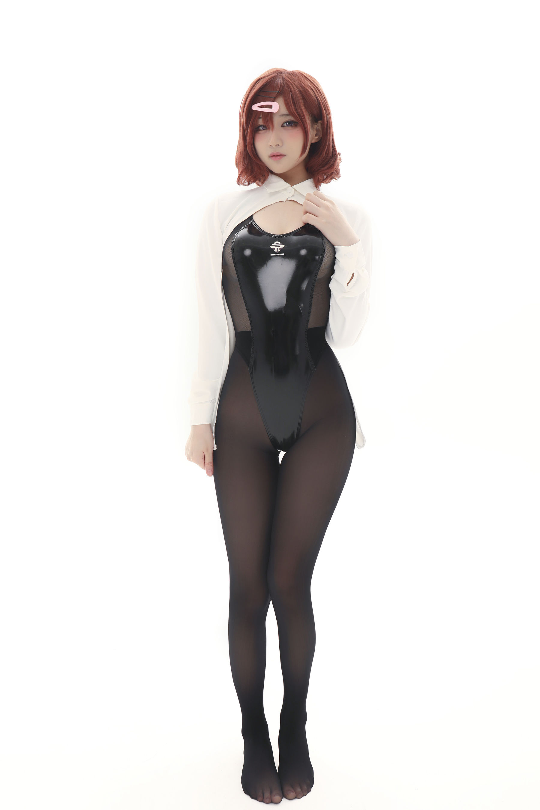 幼愛youmeko – 樋口円香竞泳灰丝 Cosplay-第6张