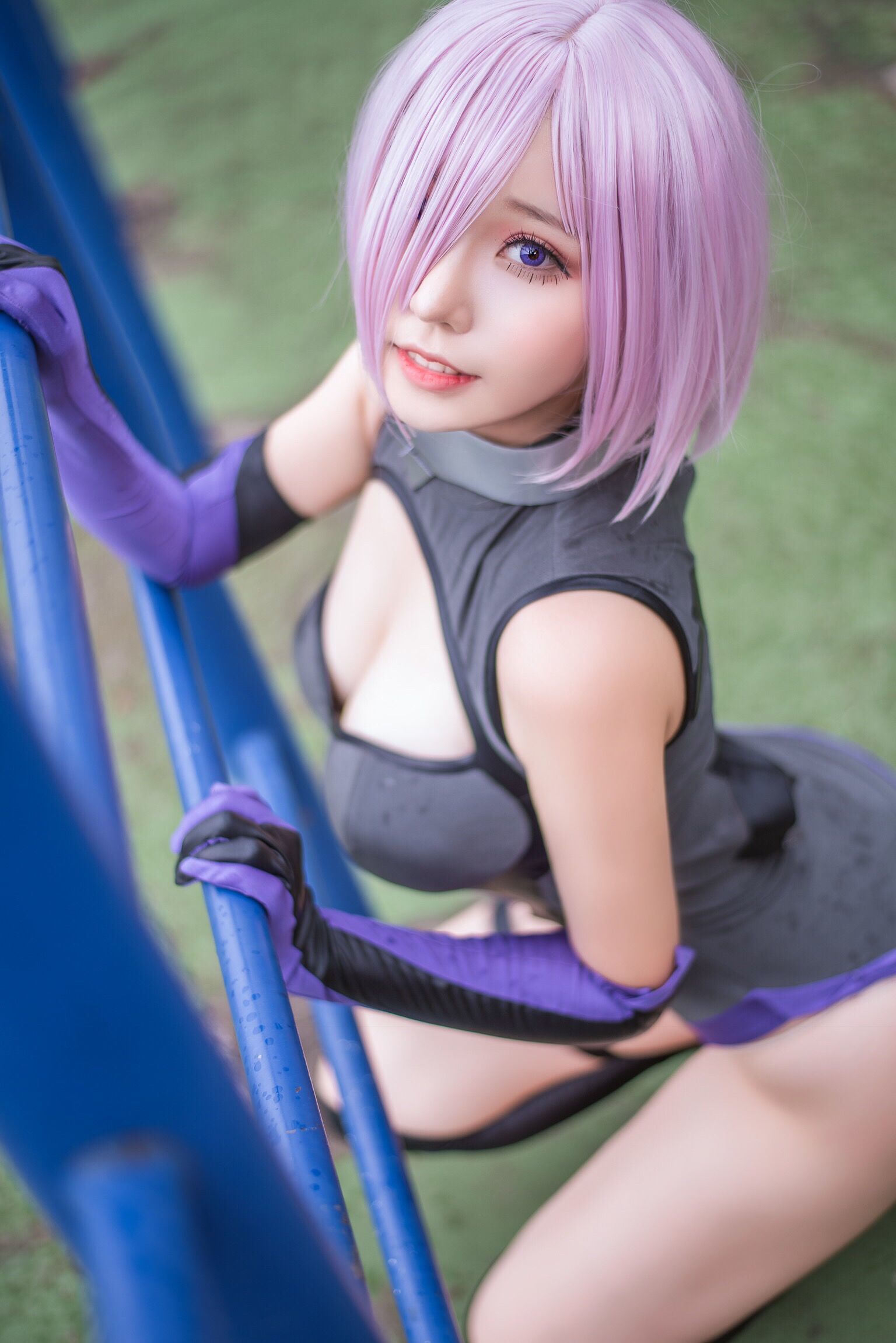 [萝莉COS] 萌妹菌烨tako – 玛修个人训练 Cosplay-第3张
