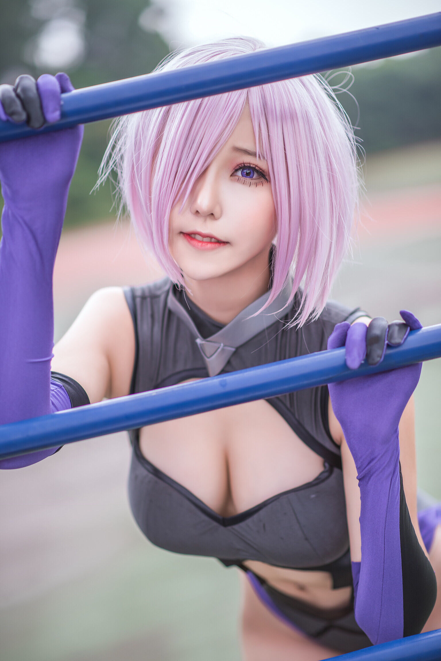 [萝莉COS] 萌妹菌烨tako – 玛修个人训练 Cosplay-第4张