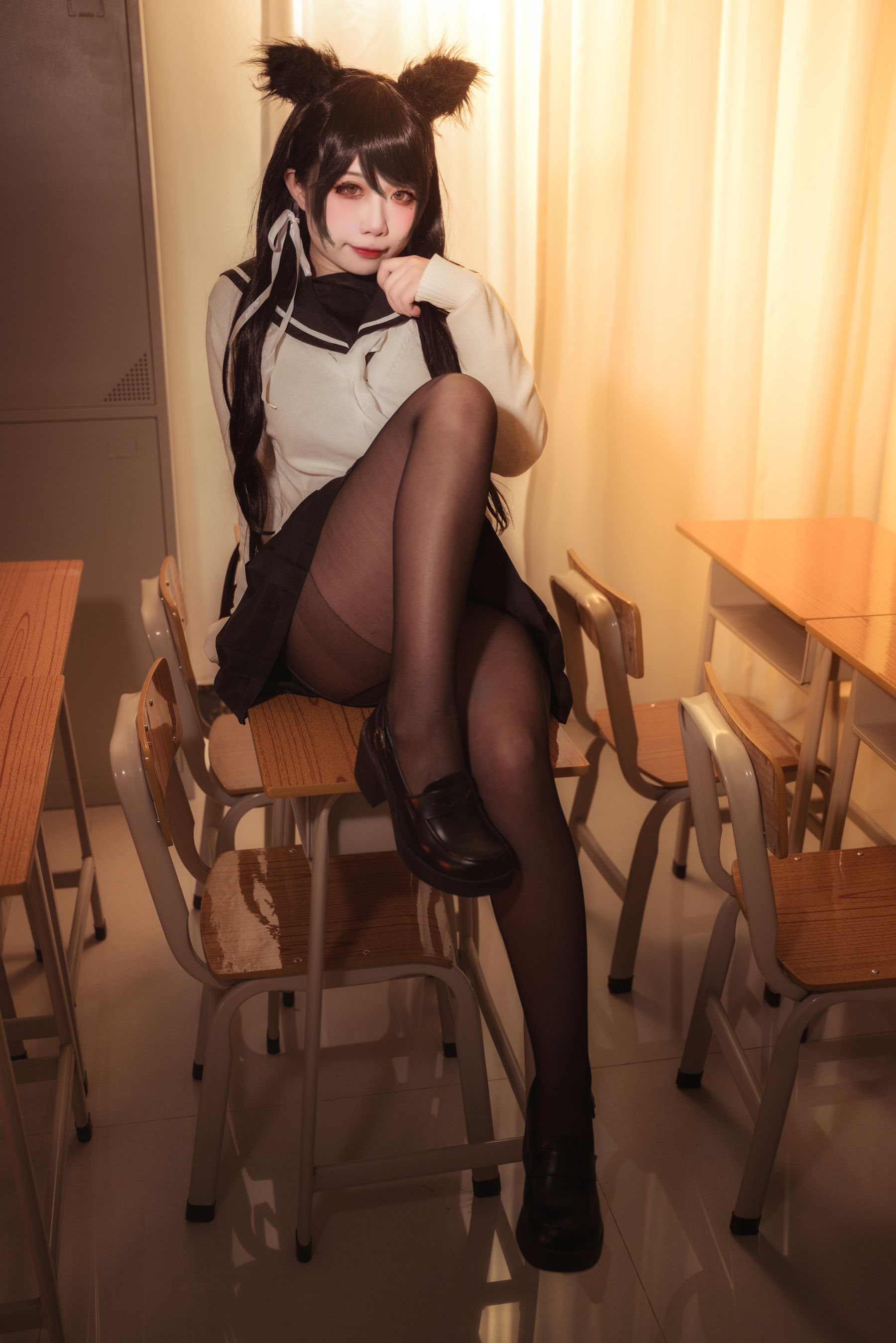 贞子蜜桃 – 碧蓝航线 爱宕高雄制服 Cosplay-第7张
