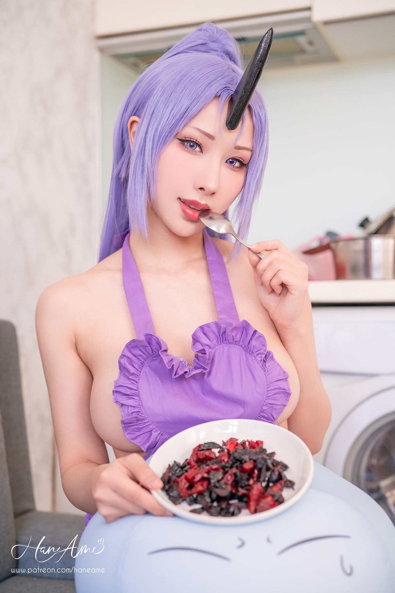 Hane Ame 雨波 – 史莱姆紫苑 Cosplay-第6张