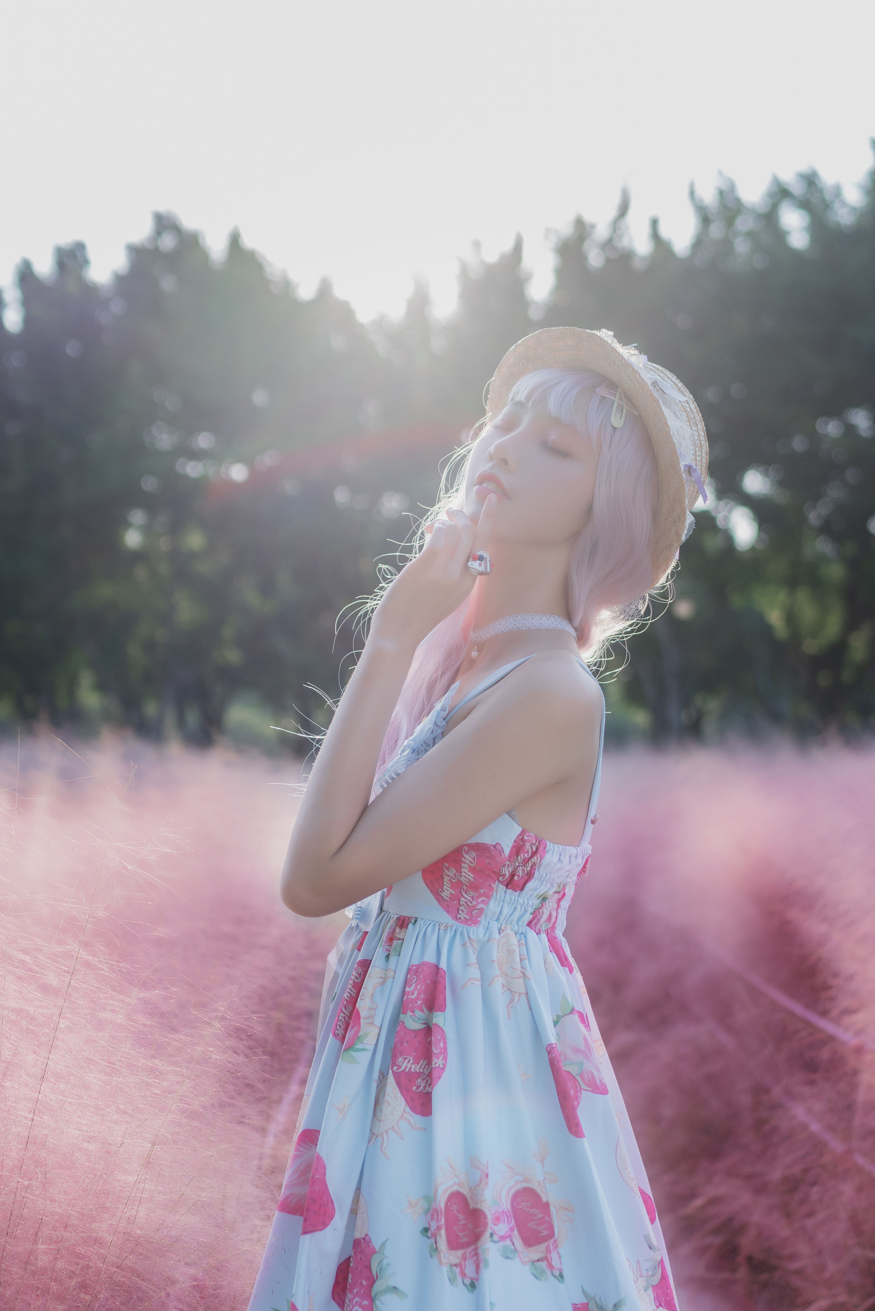 清纯妹子西瓜 粉草 Cosplay-第5张