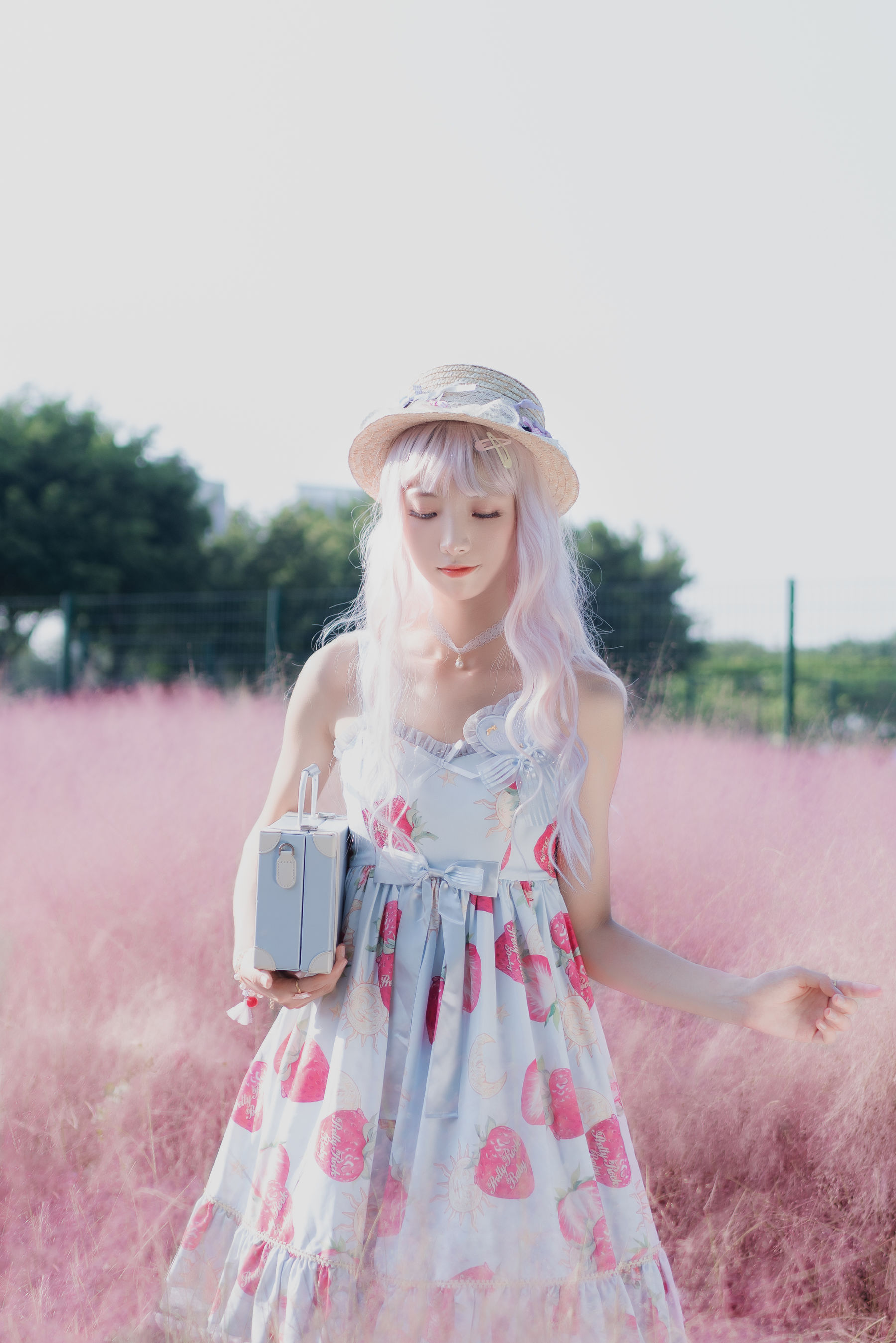 清纯妹子西瓜 粉草 Cosplay-第13张