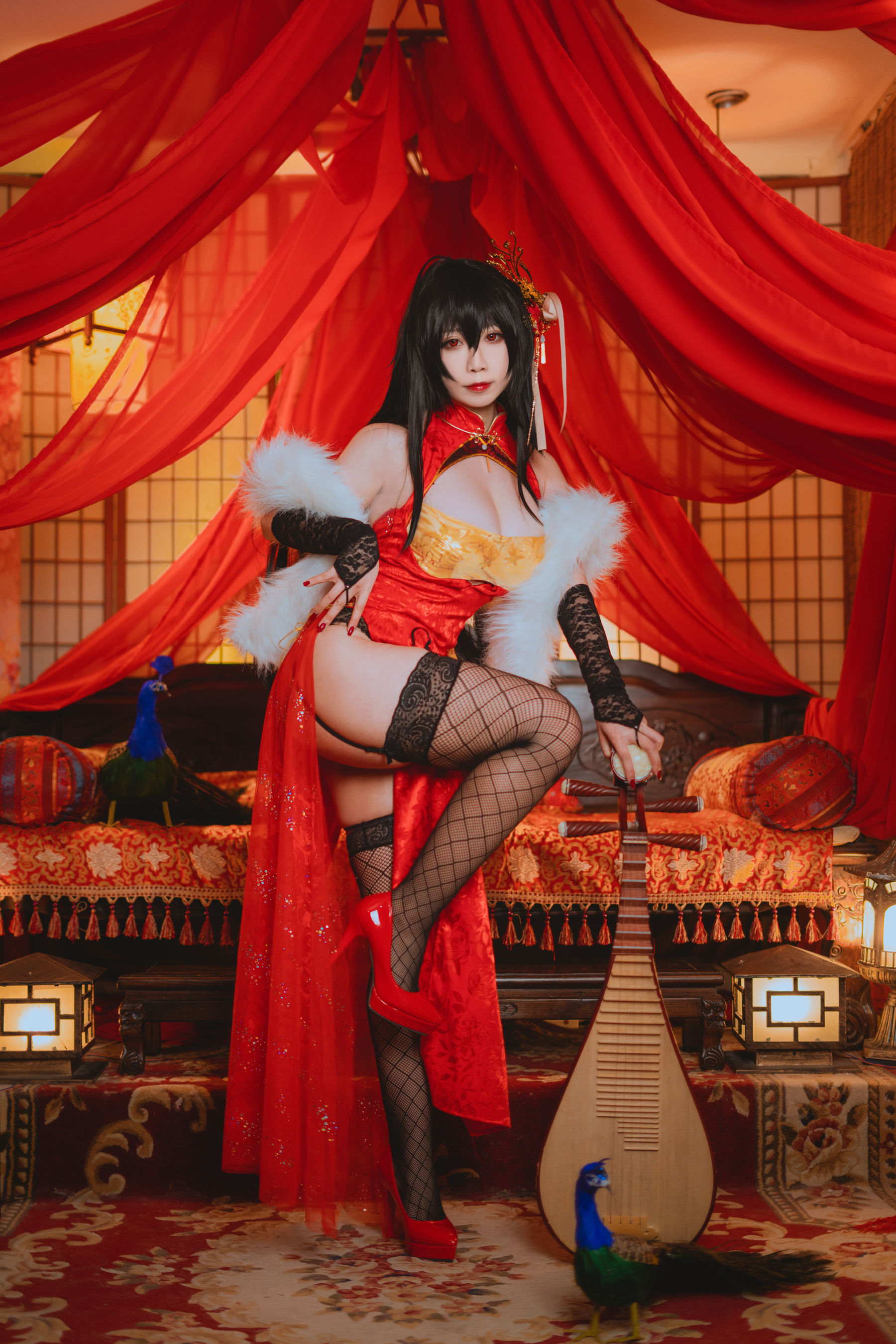 贞子蜜桃 – 大凤旗袍 Cosplay-第2张