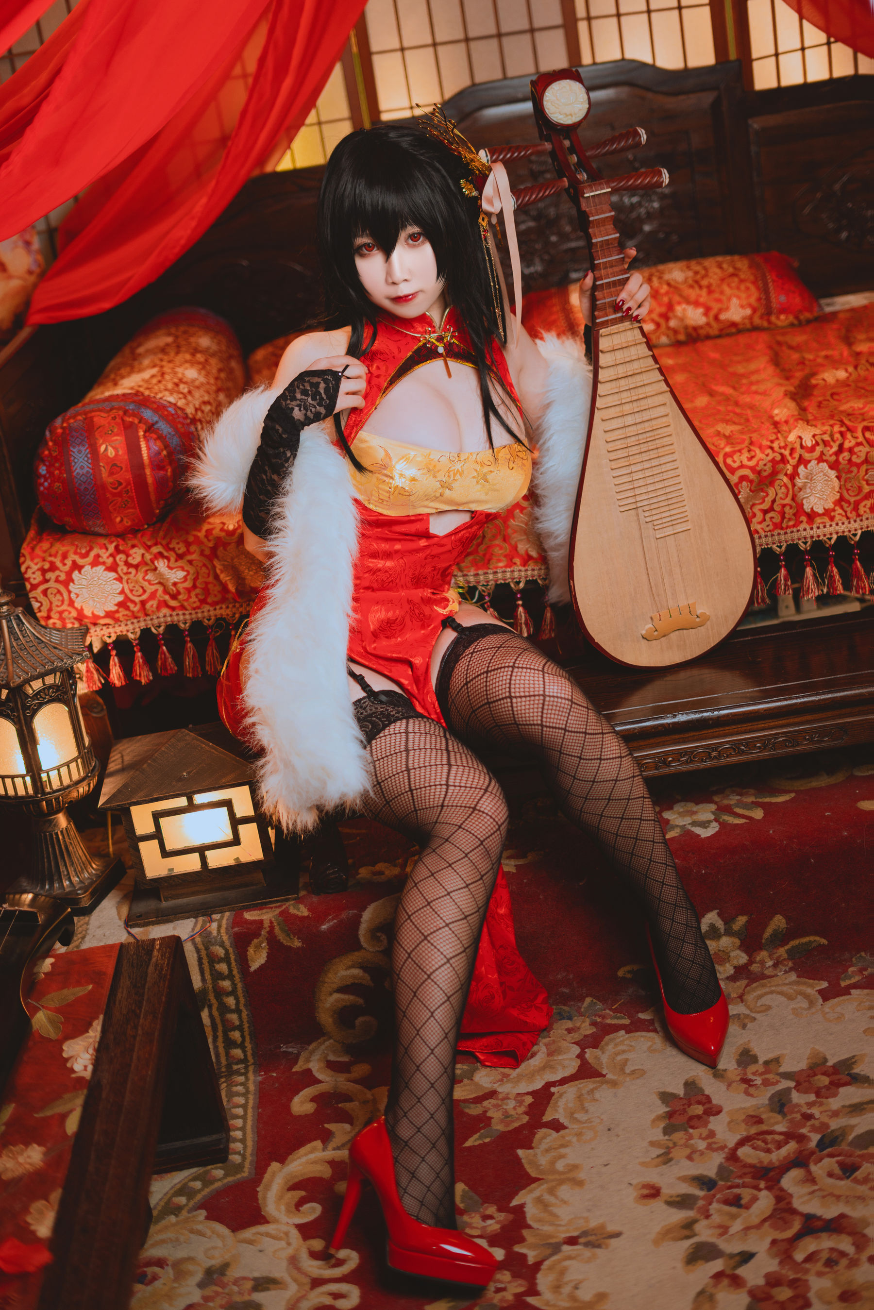 贞子蜜桃 – 大凤旗袍 Cosplay-第3张