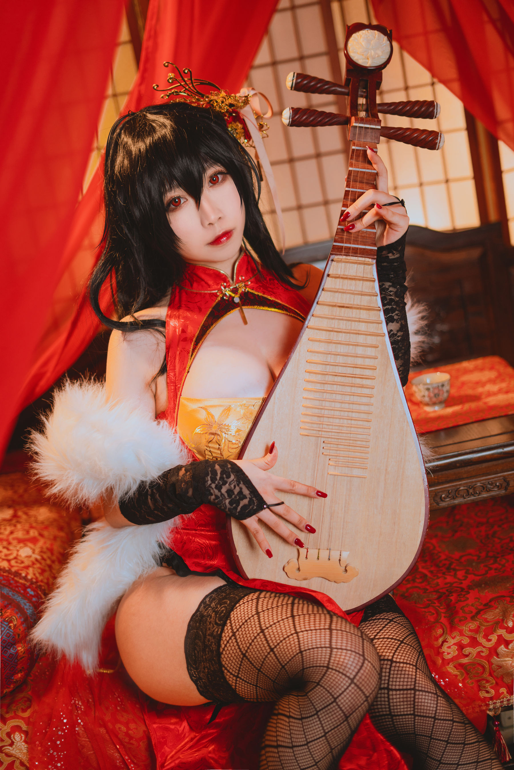 贞子蜜桃 – 大凤旗袍 Cosplay-第5张
