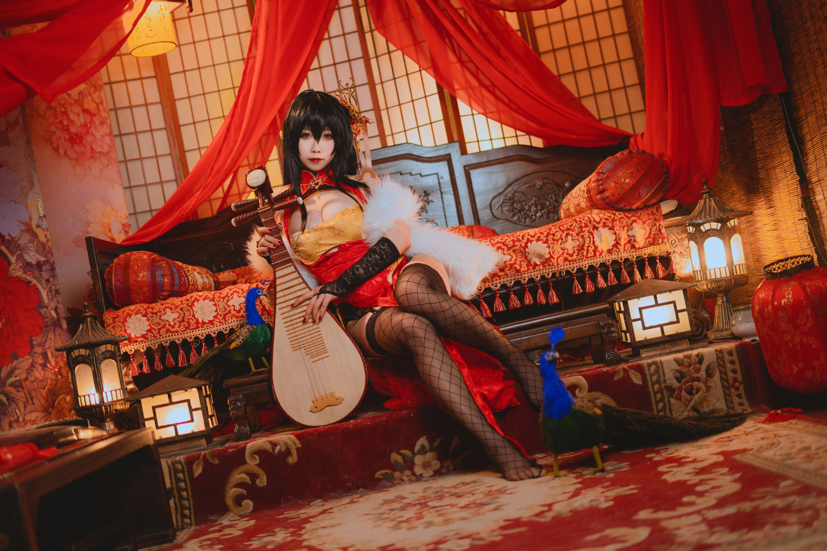 贞子蜜桃 – 大凤旗袍 Cosplay-第8张