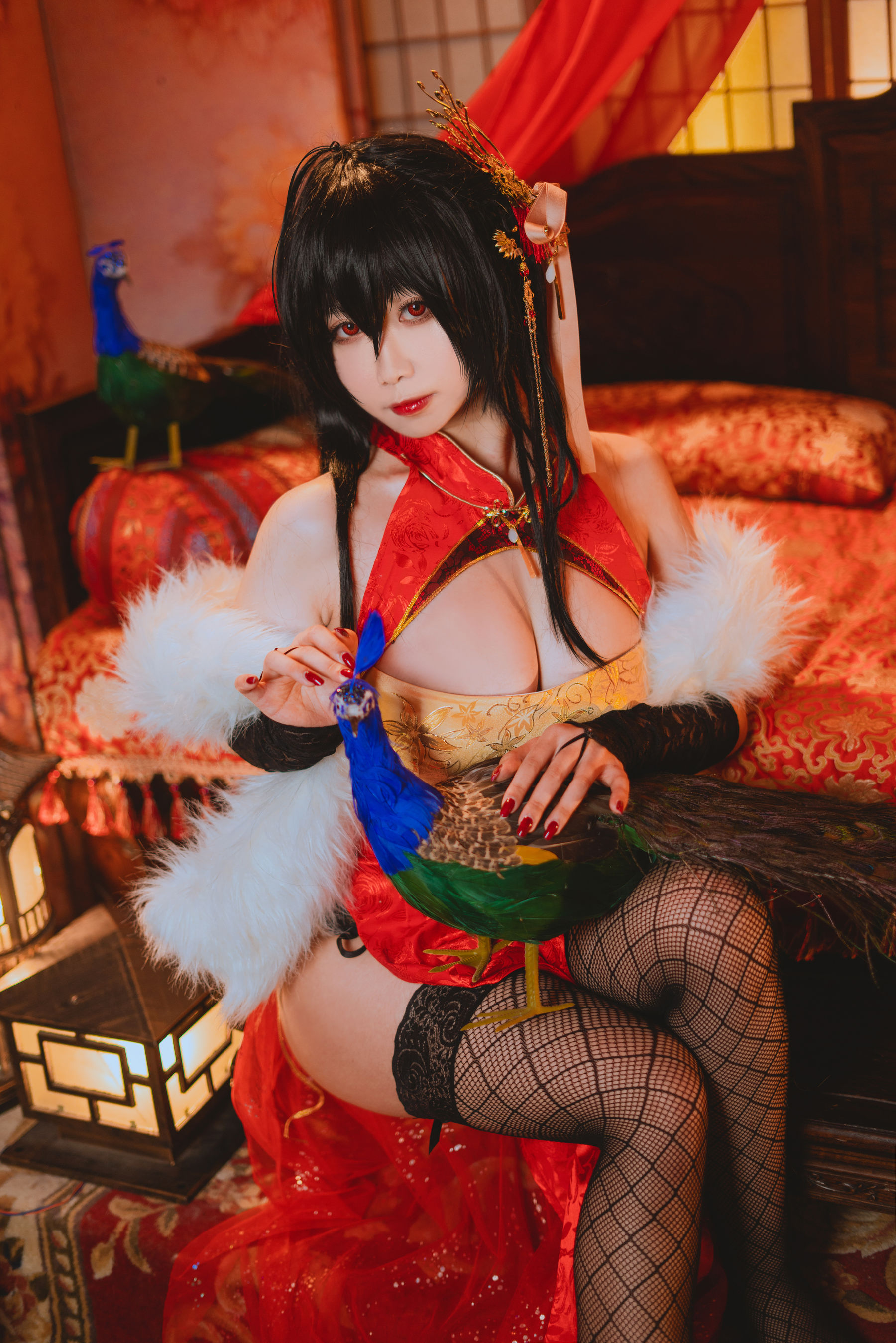 贞子蜜桃 – 大凤旗袍 Cosplay-第9张