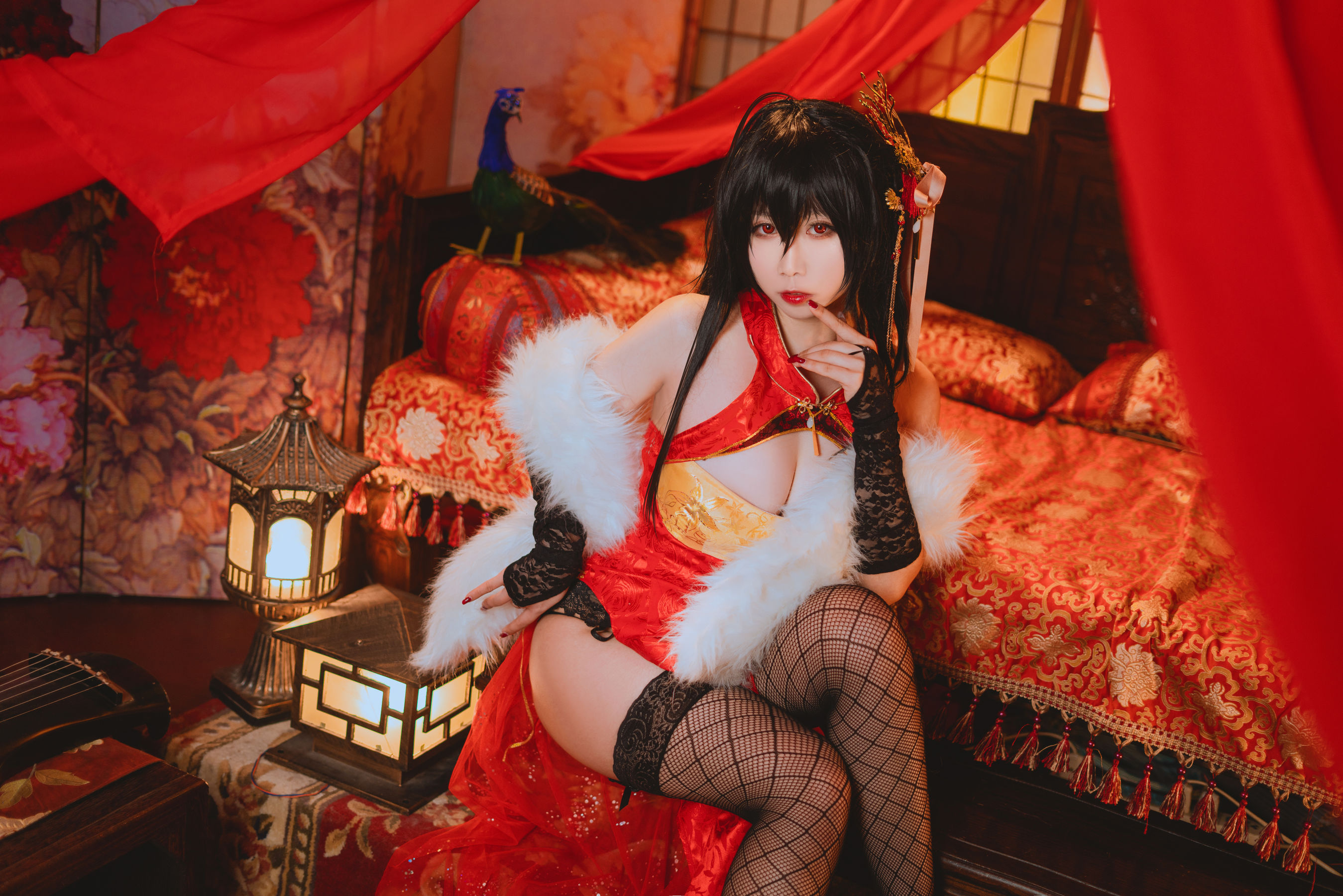 贞子蜜桃 – 大凤旗袍 Cosplay-第10张