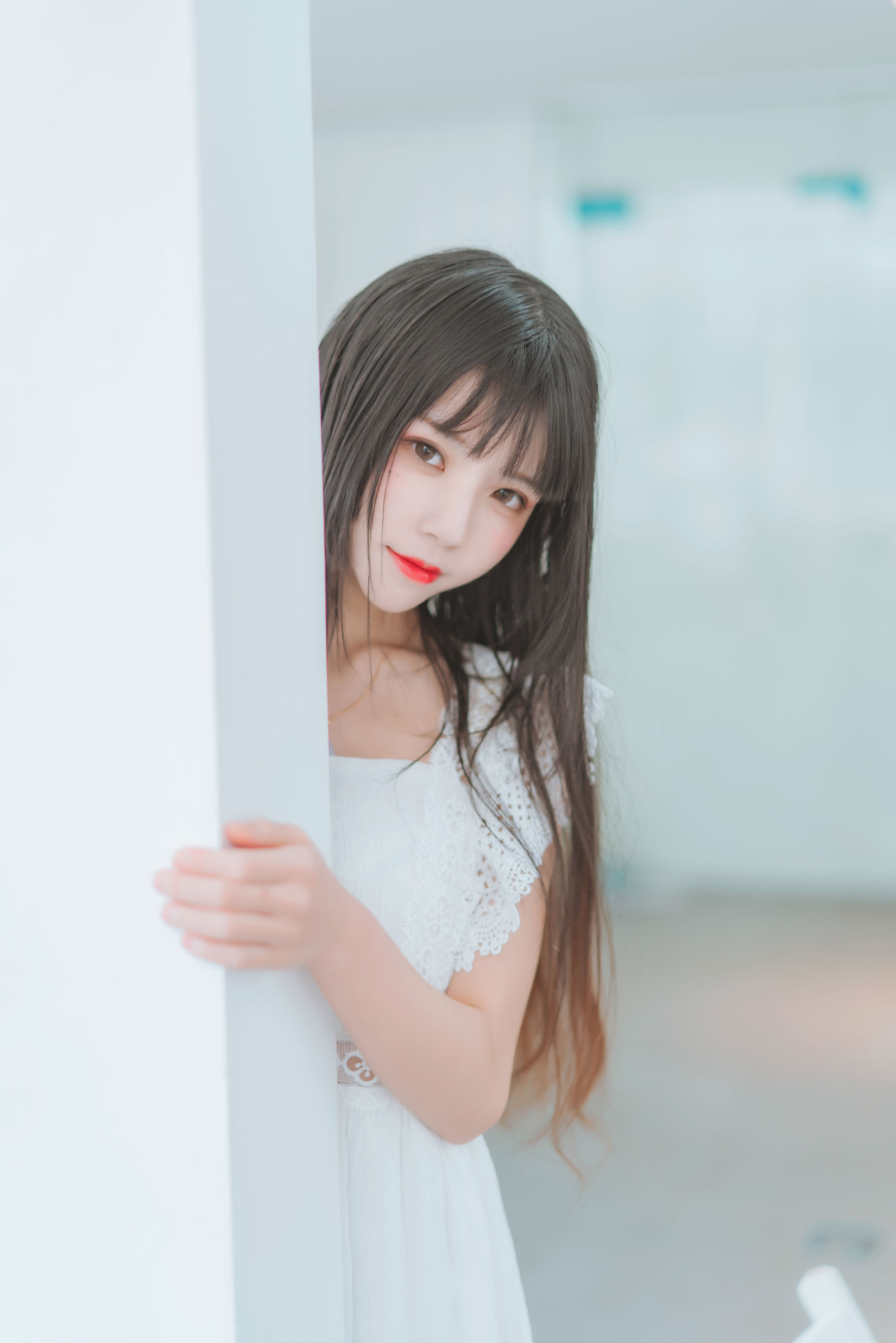 桜桃喵 – 清新之白花花 Cosplay-第2张