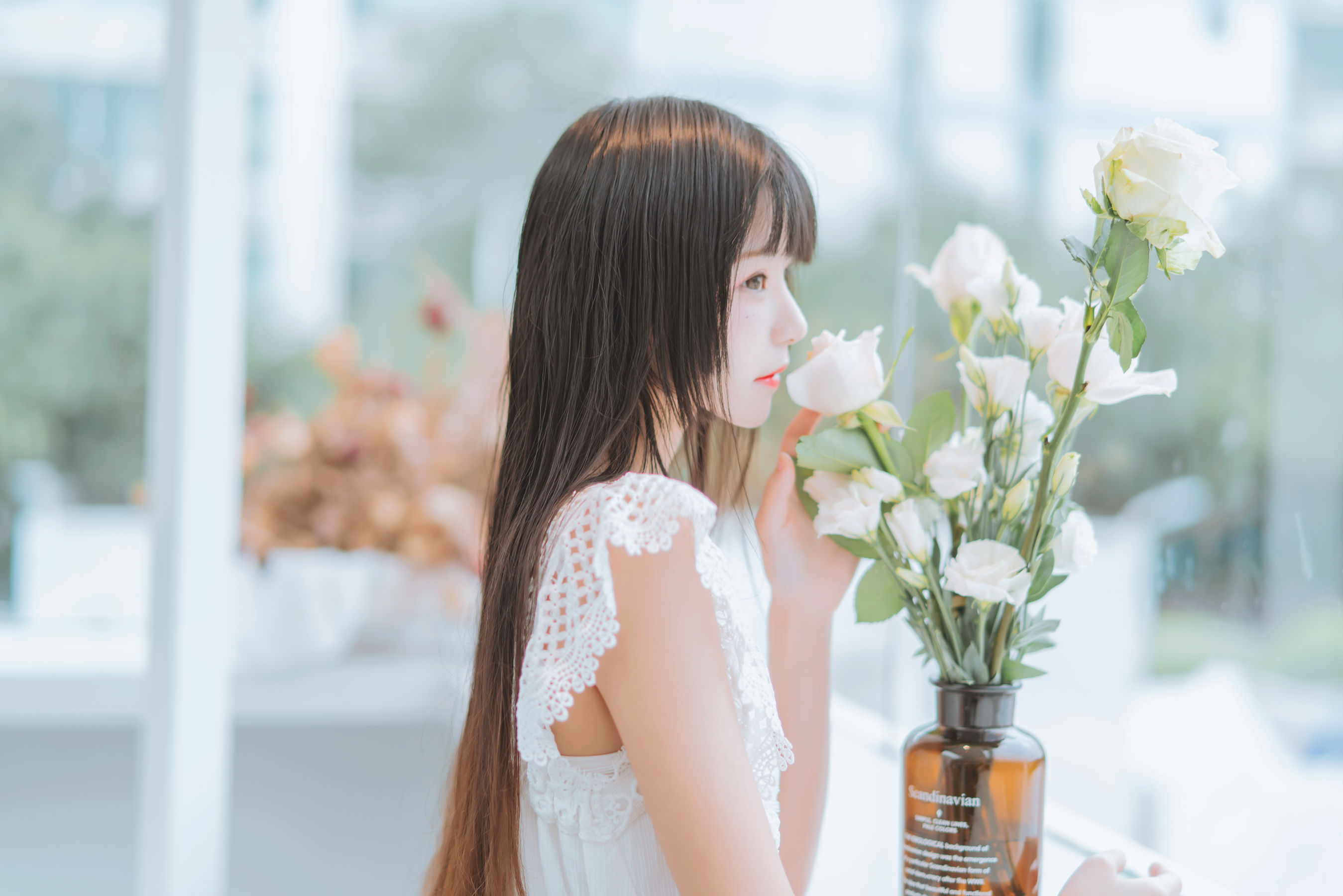 桜桃喵 – 清新之白花花 Cosplay-第8张