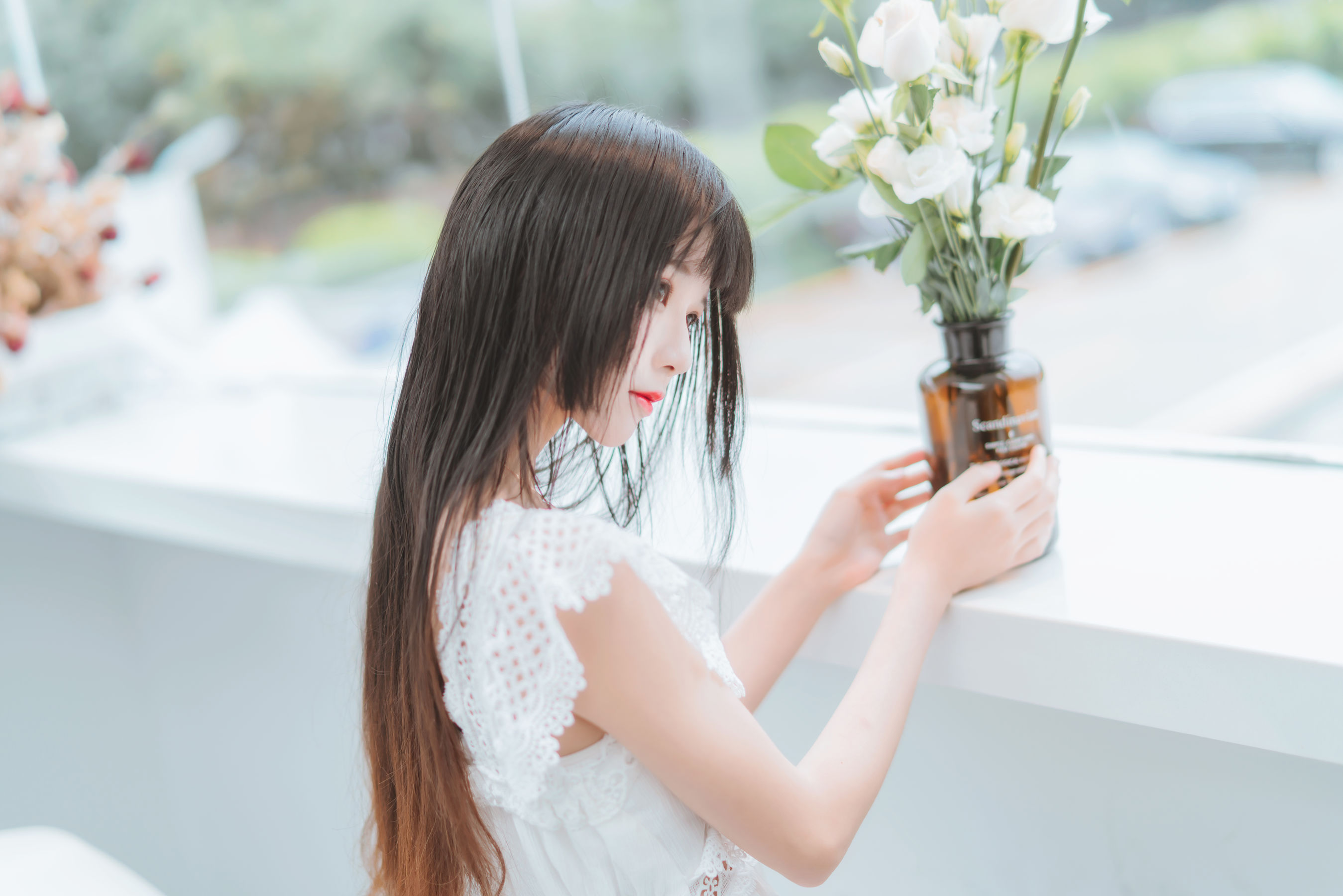 桜桃喵 – 清新之白花花 Cosplay-第11张
