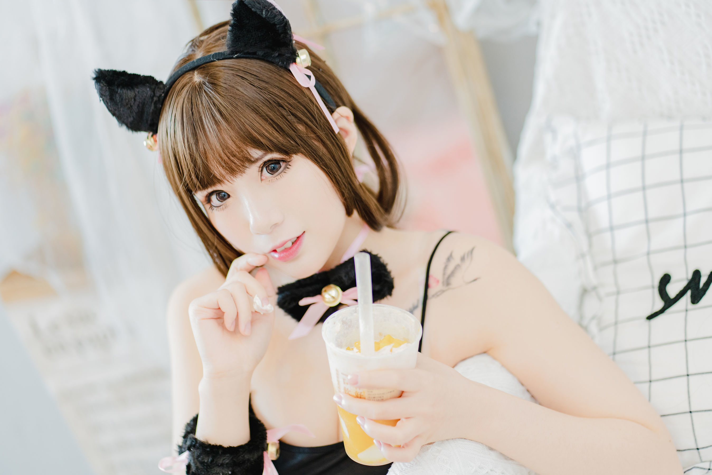 次元少女羊大真人 猫娘 Cosplay-第3张