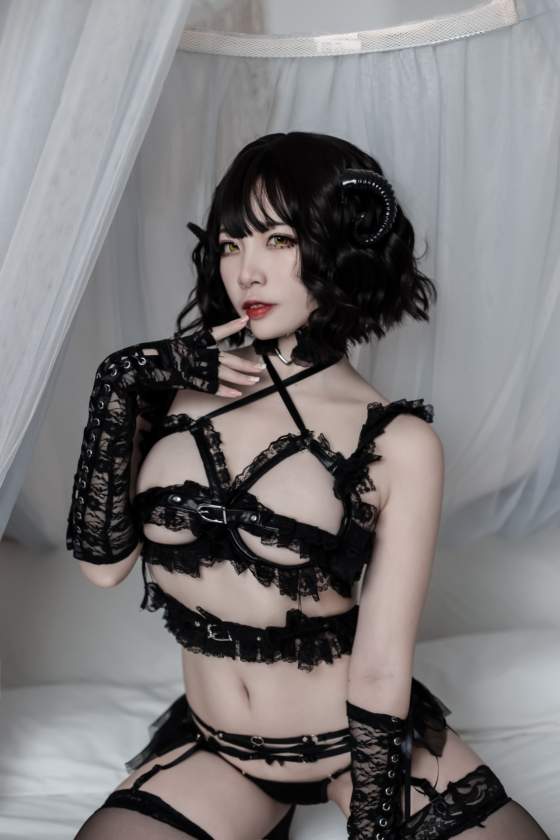 [Cosplay写真] 人气Coser二佐Nisa – 魅魔 Cosplay-第1张