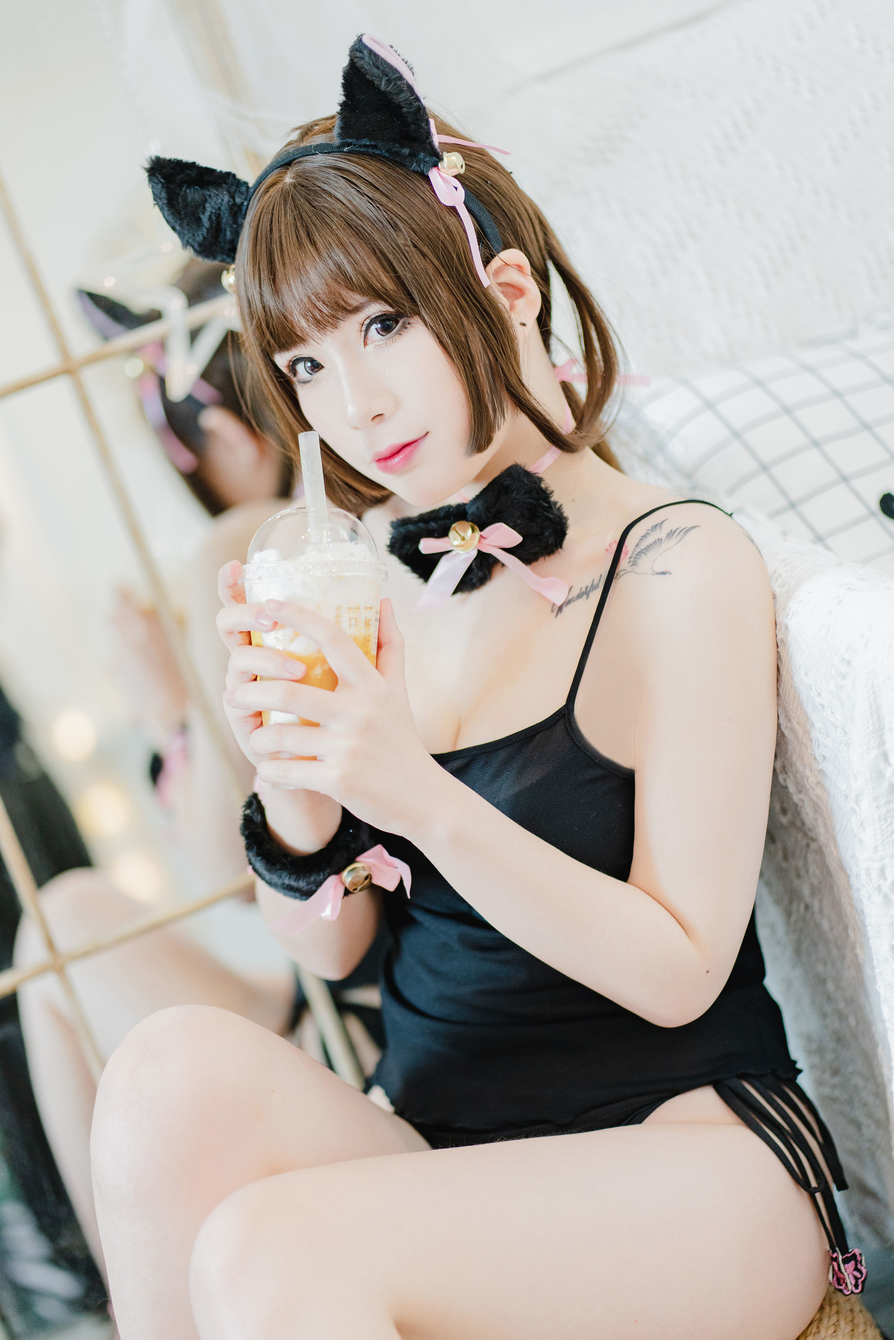 次元少女羊大真人 猫娘 Cosplay-第19张