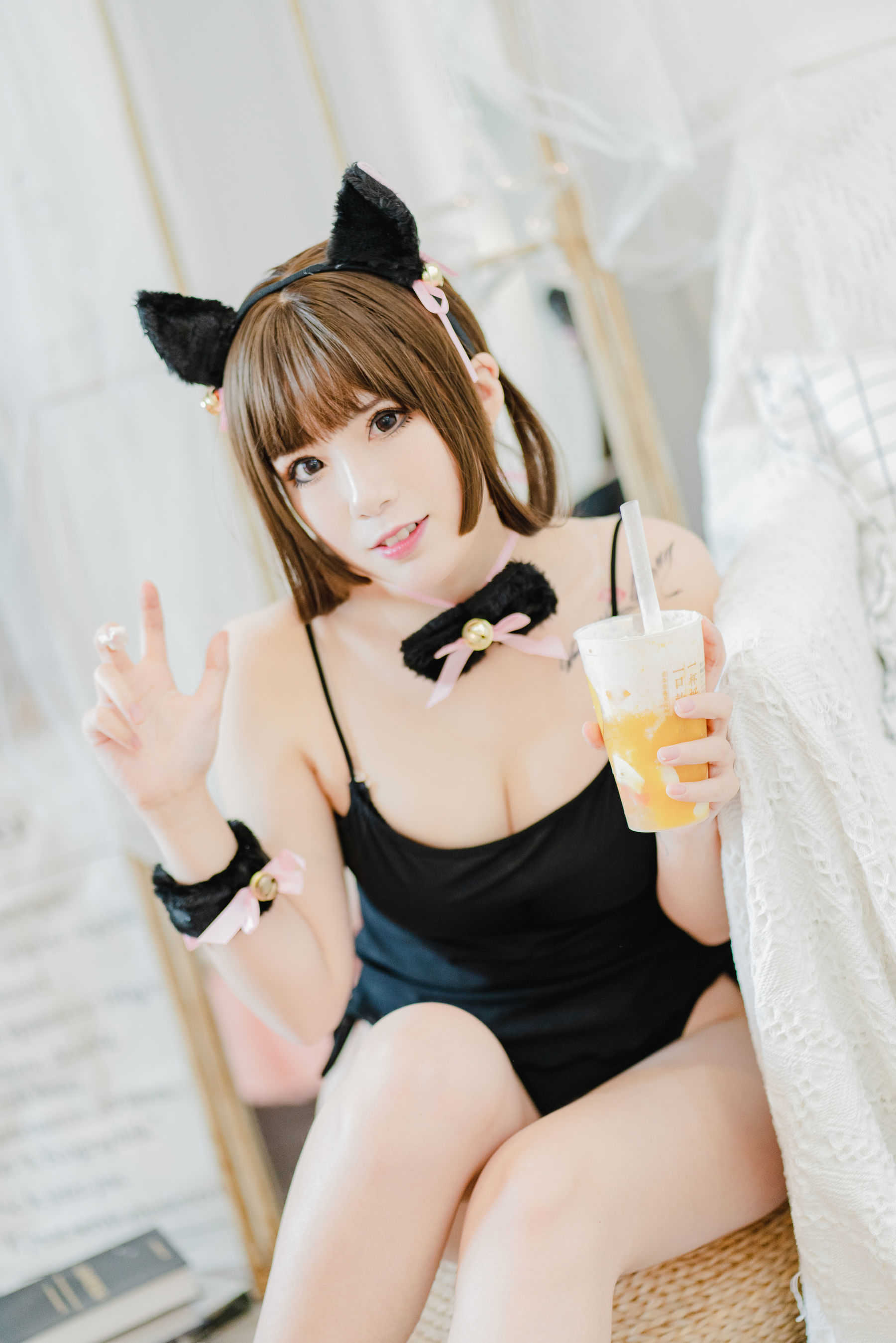 次元少女羊大真人 猫娘 Cosplay-第20张