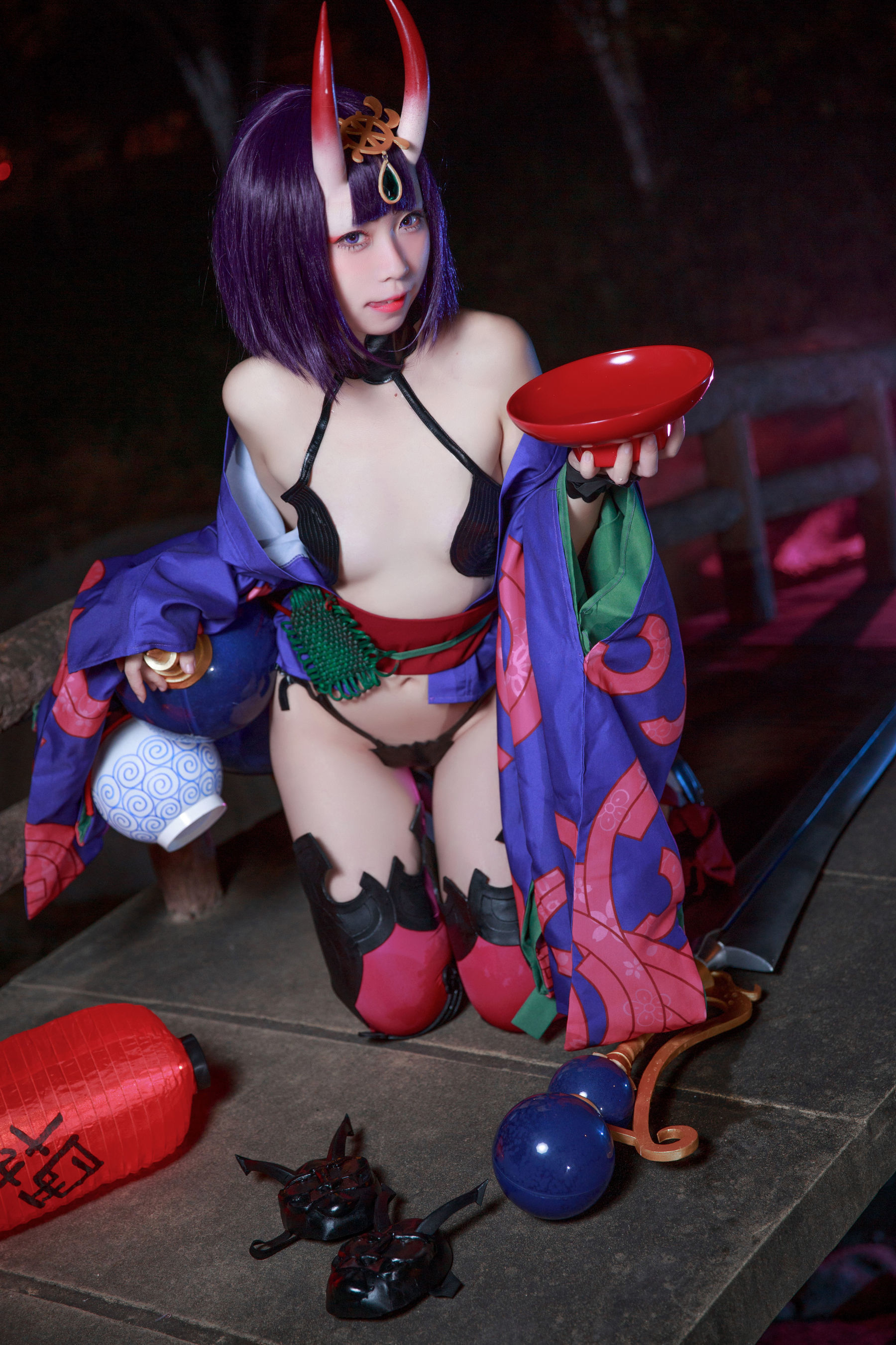 动漫博主G44不会受伤 – 酒吞童子 Cosplay-第1张