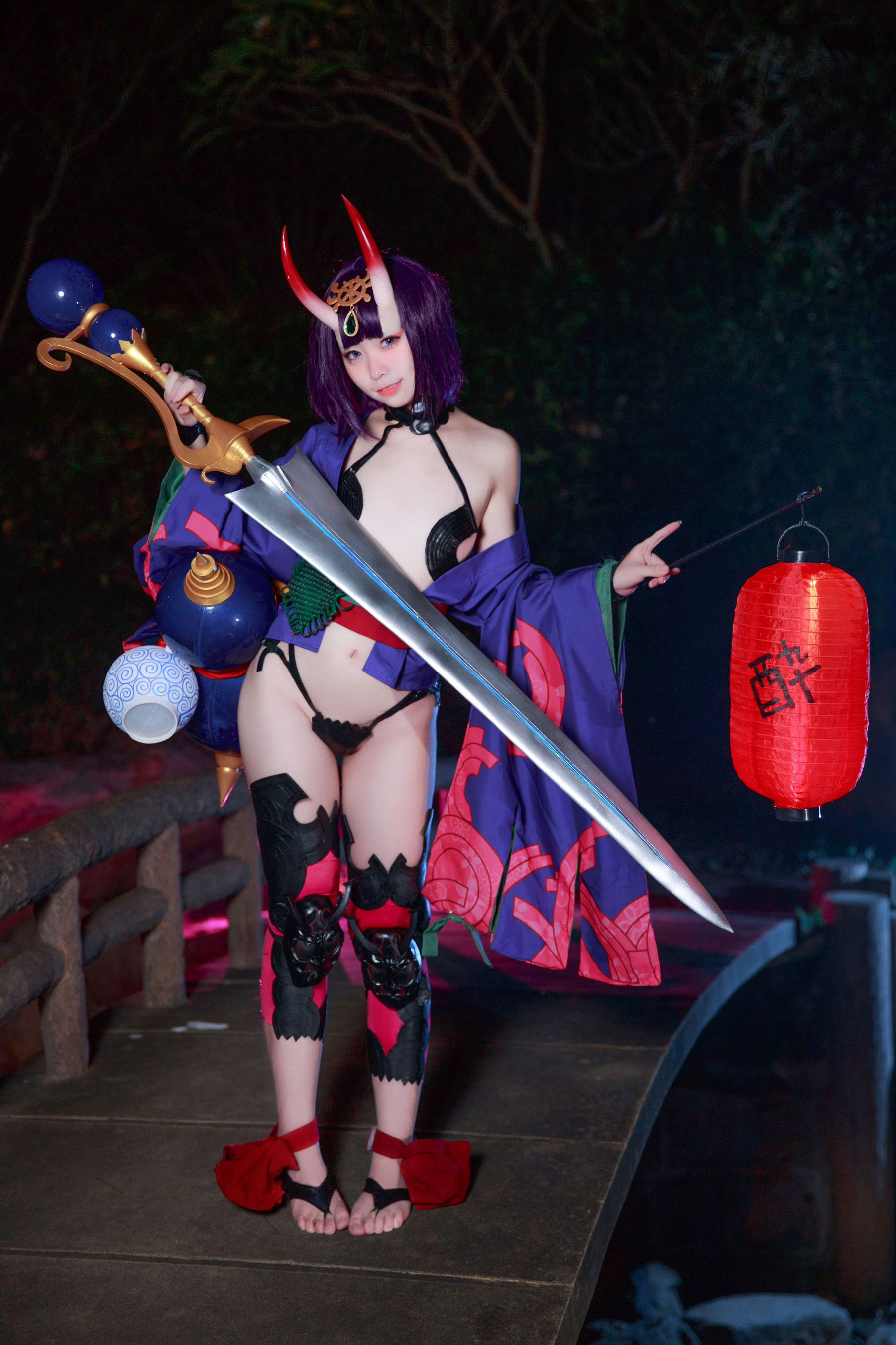 动漫博主G44不会受伤 – 酒吞童子 Cosplay-第4张