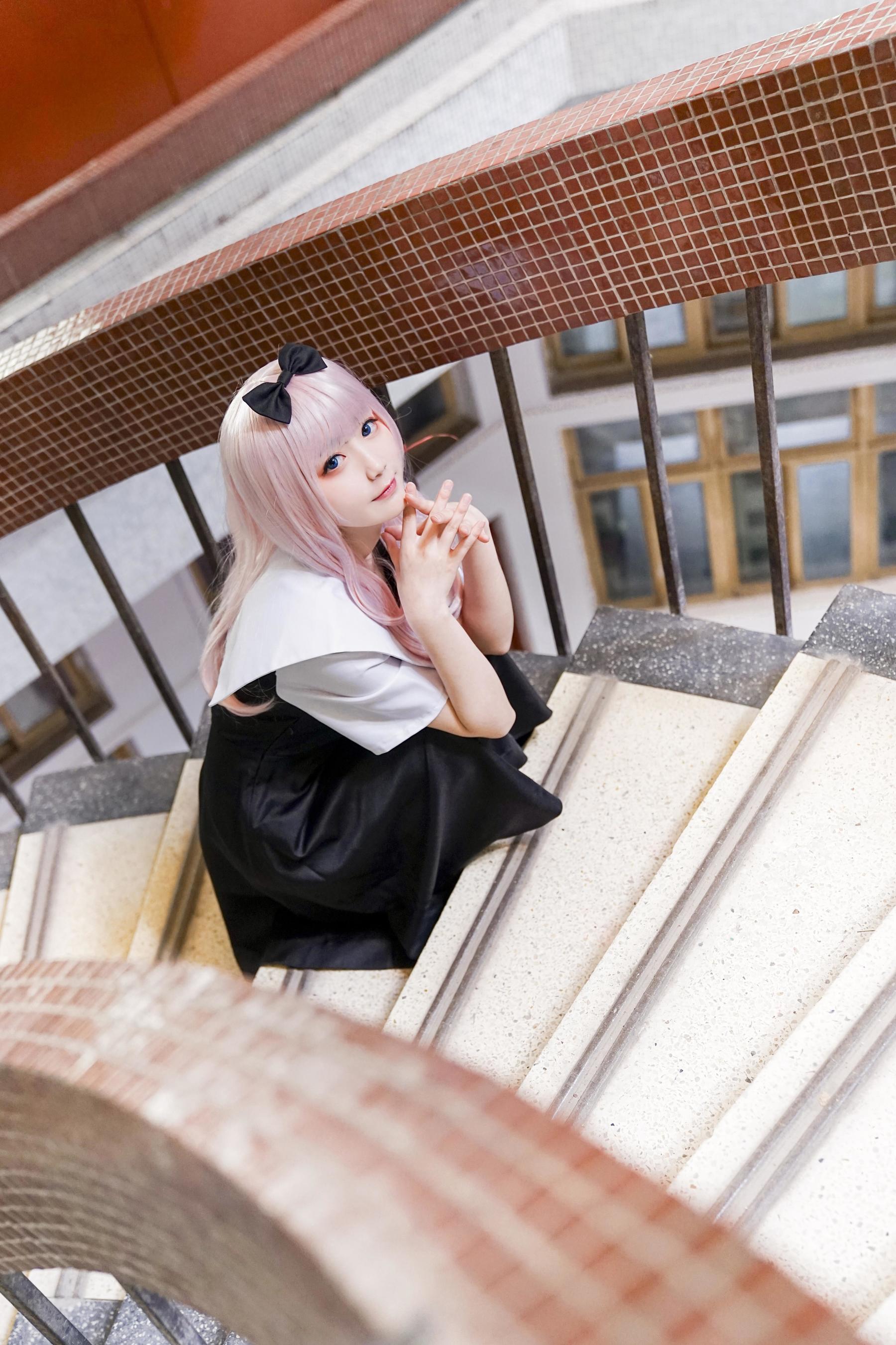 动漫博主弦音sic – 辉夜大小姐想让我告白 Cosplay-第1张