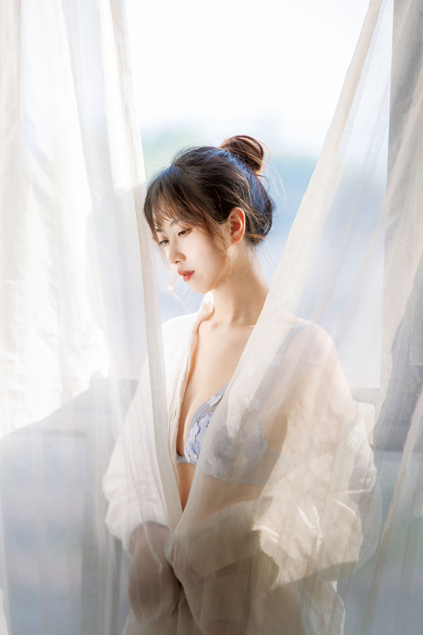 次元少女念雪ww – 居家蓝色 Cosplay-第2张