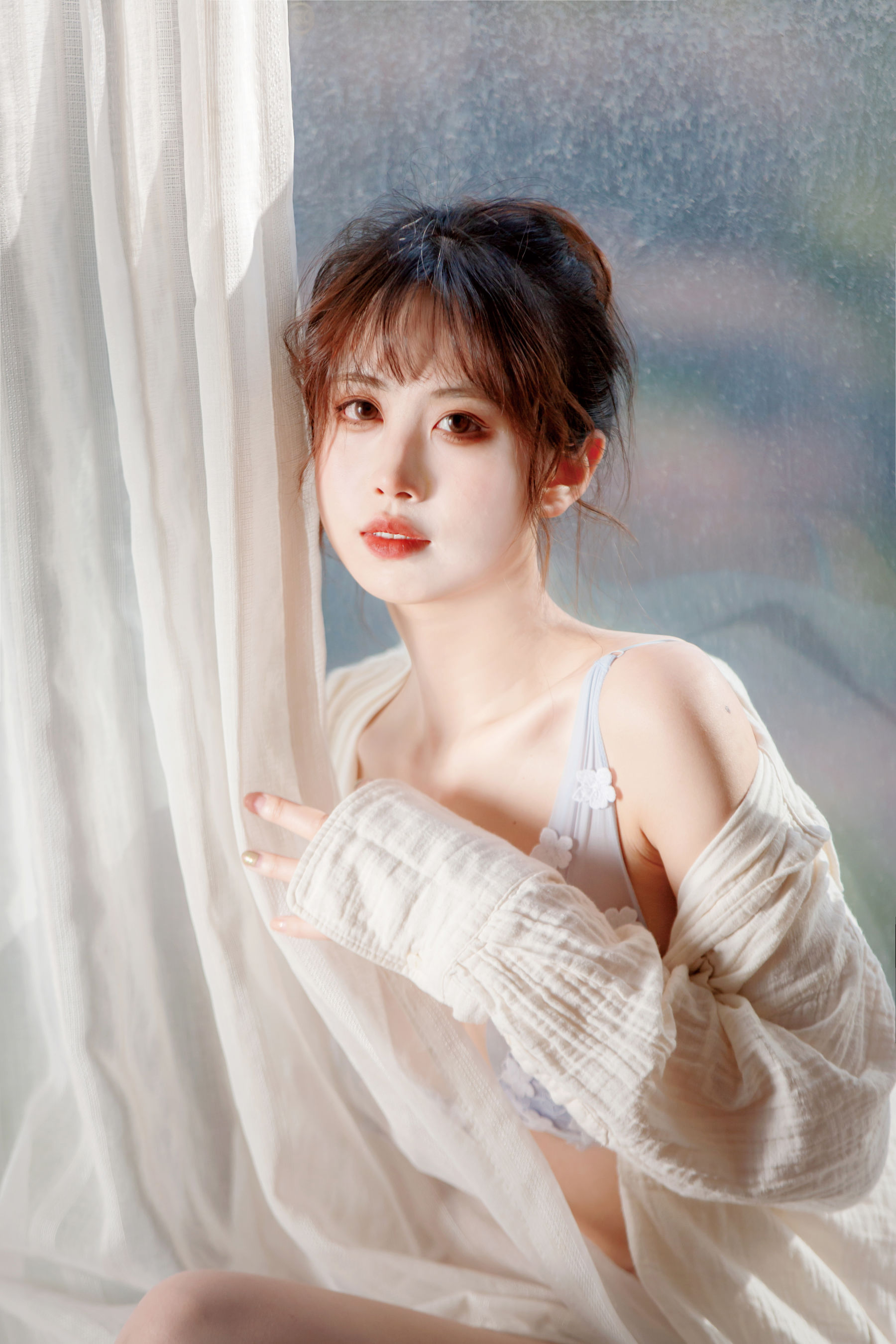 次元少女念雪ww – 居家蓝色 Cosplay-第4张