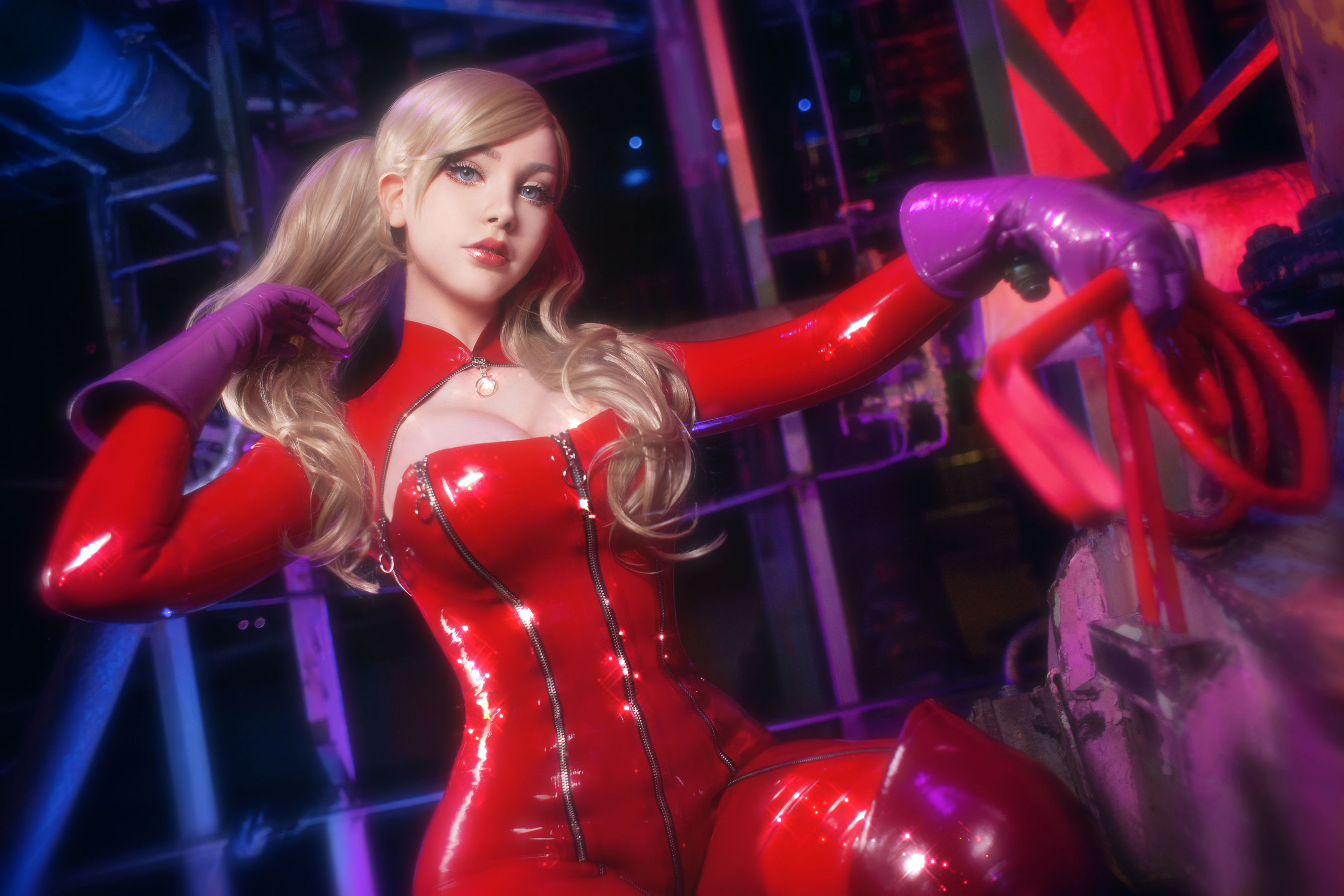 国外美女SayaTheFox – Ann Takamaki Cosplay-第5张