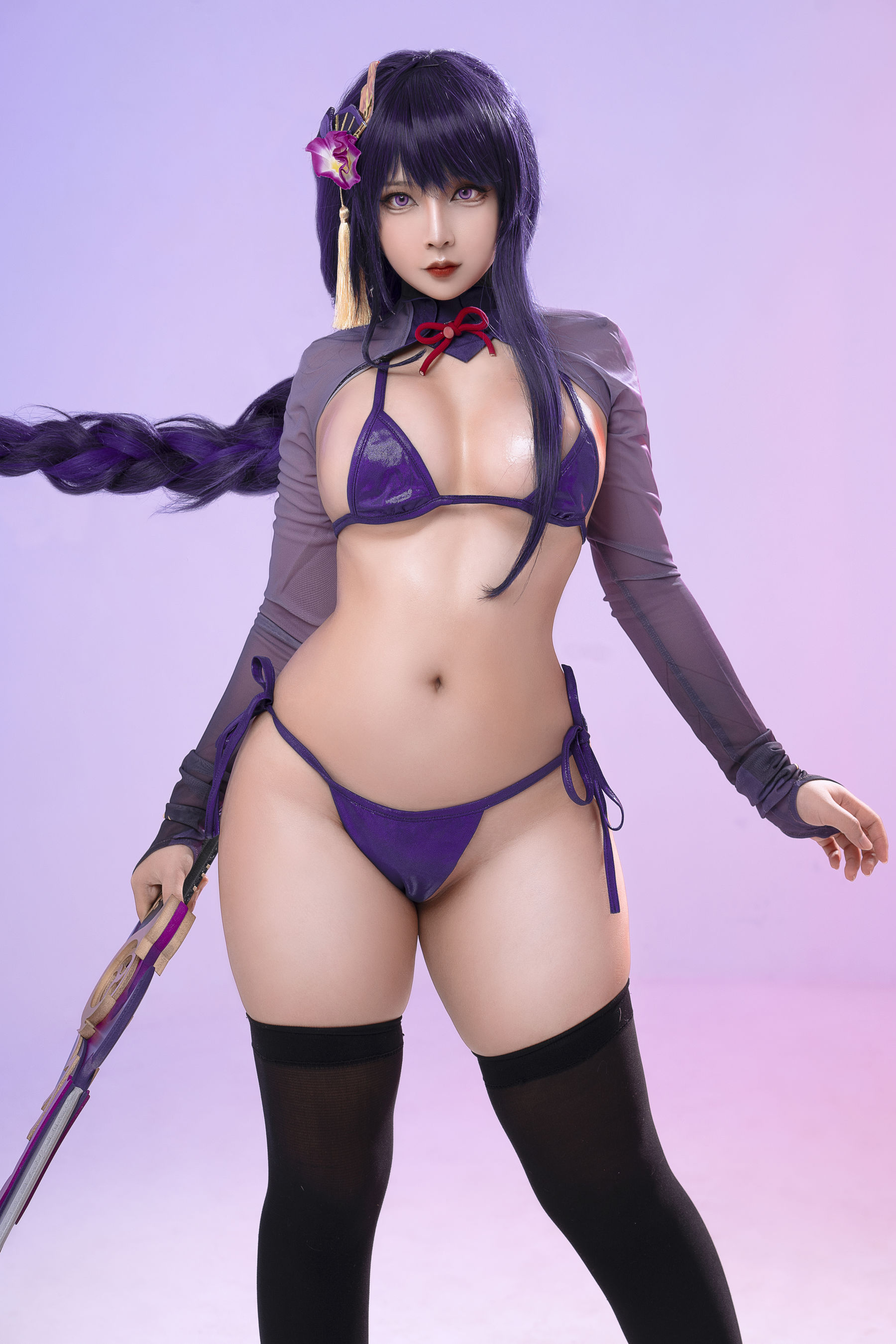 Sayo Momo – Genshin Impact Baal Sexy Cosplay-第3张
