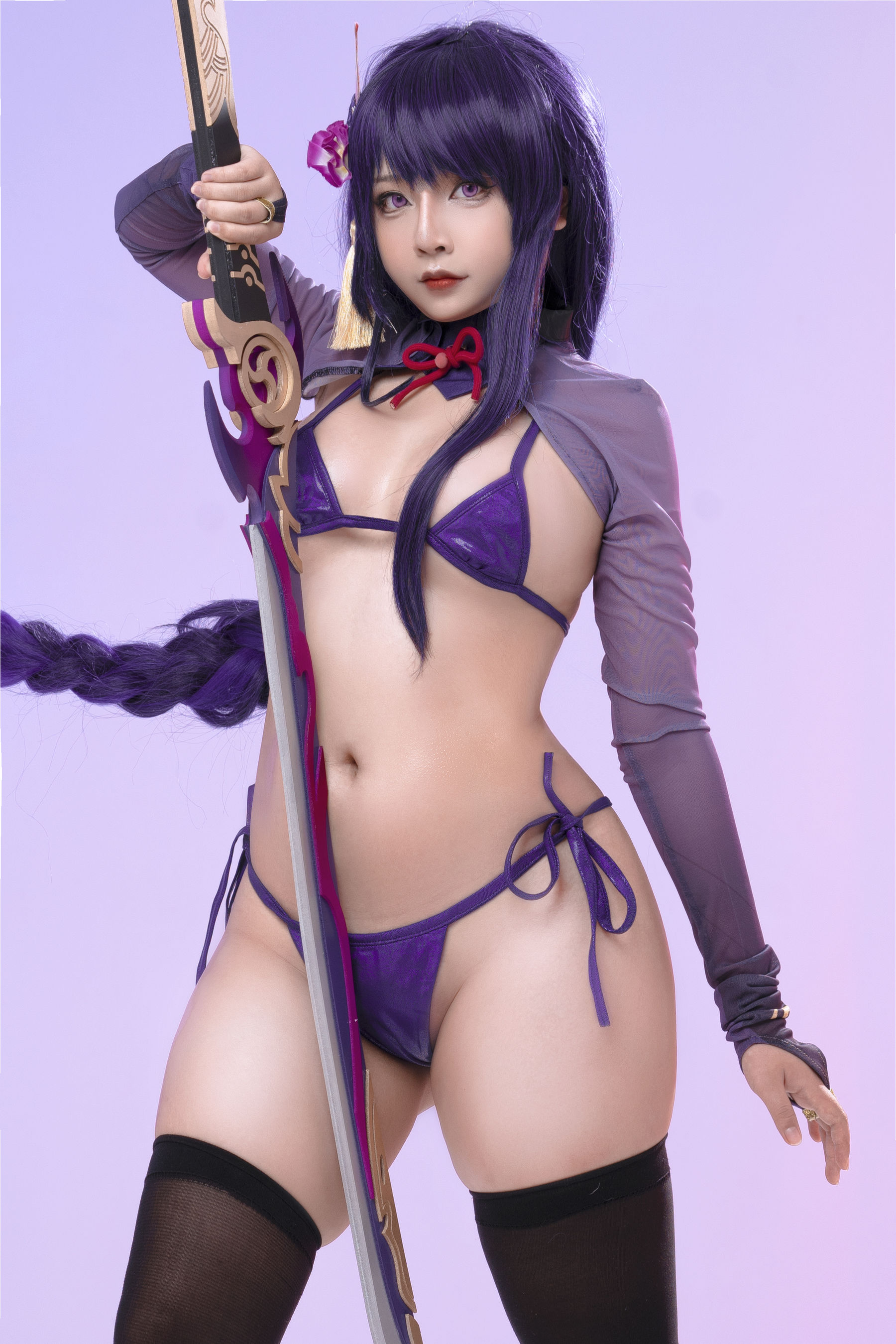 Sayo Momo – Genshin Impact Baal Sexy Cosplay-第6张