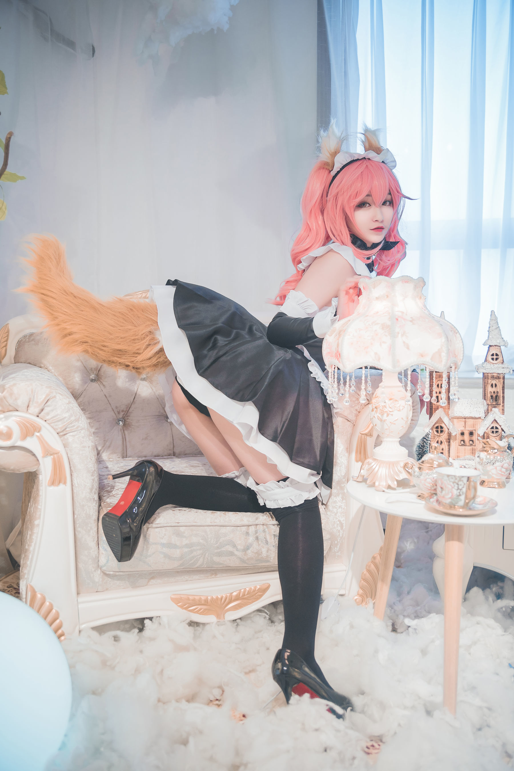 [萝莉COS] 鬼畜瑶 – 玉藻前女仆 Cosplay-第7张