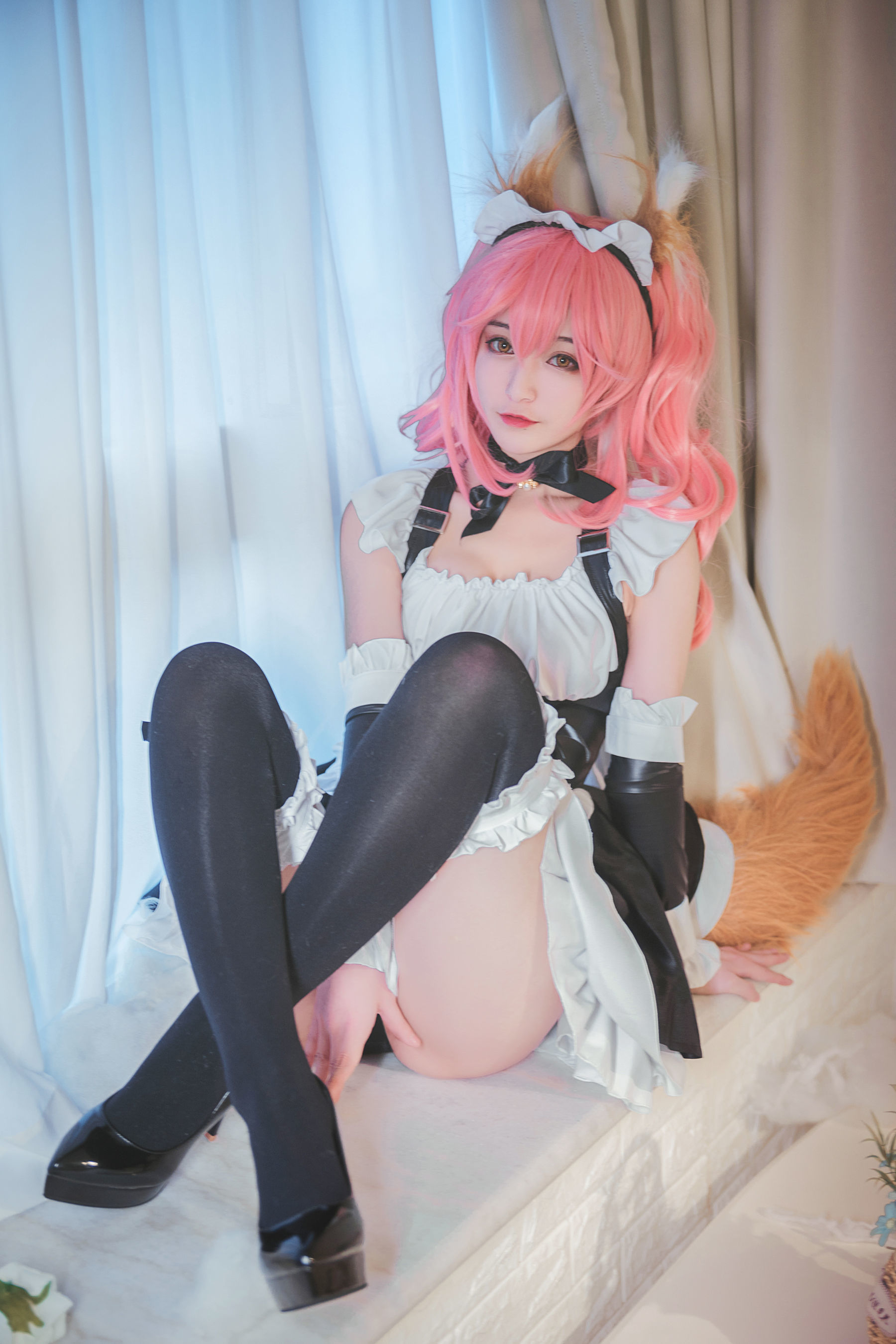 [萝莉COS] 鬼畜瑶 – 玉藻前女仆 Cosplay-第9张