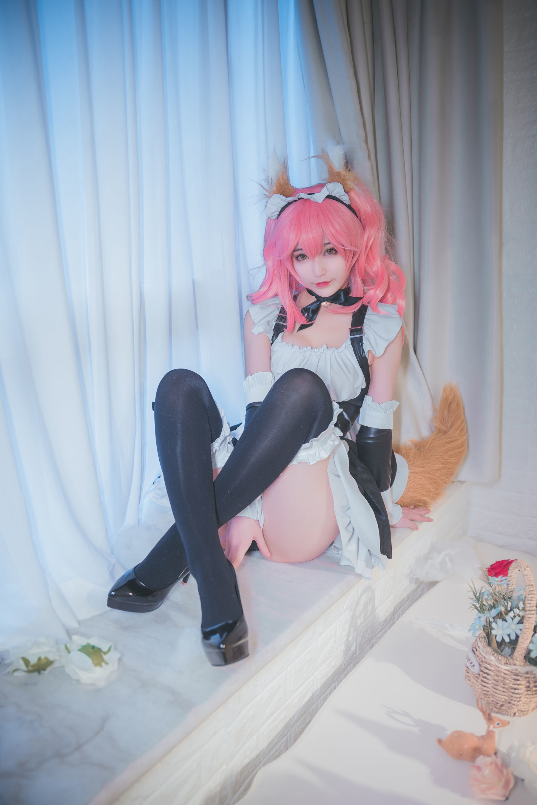 [萝莉COS] 鬼畜瑶 – 玉藻前女仆 Cosplay-第10张