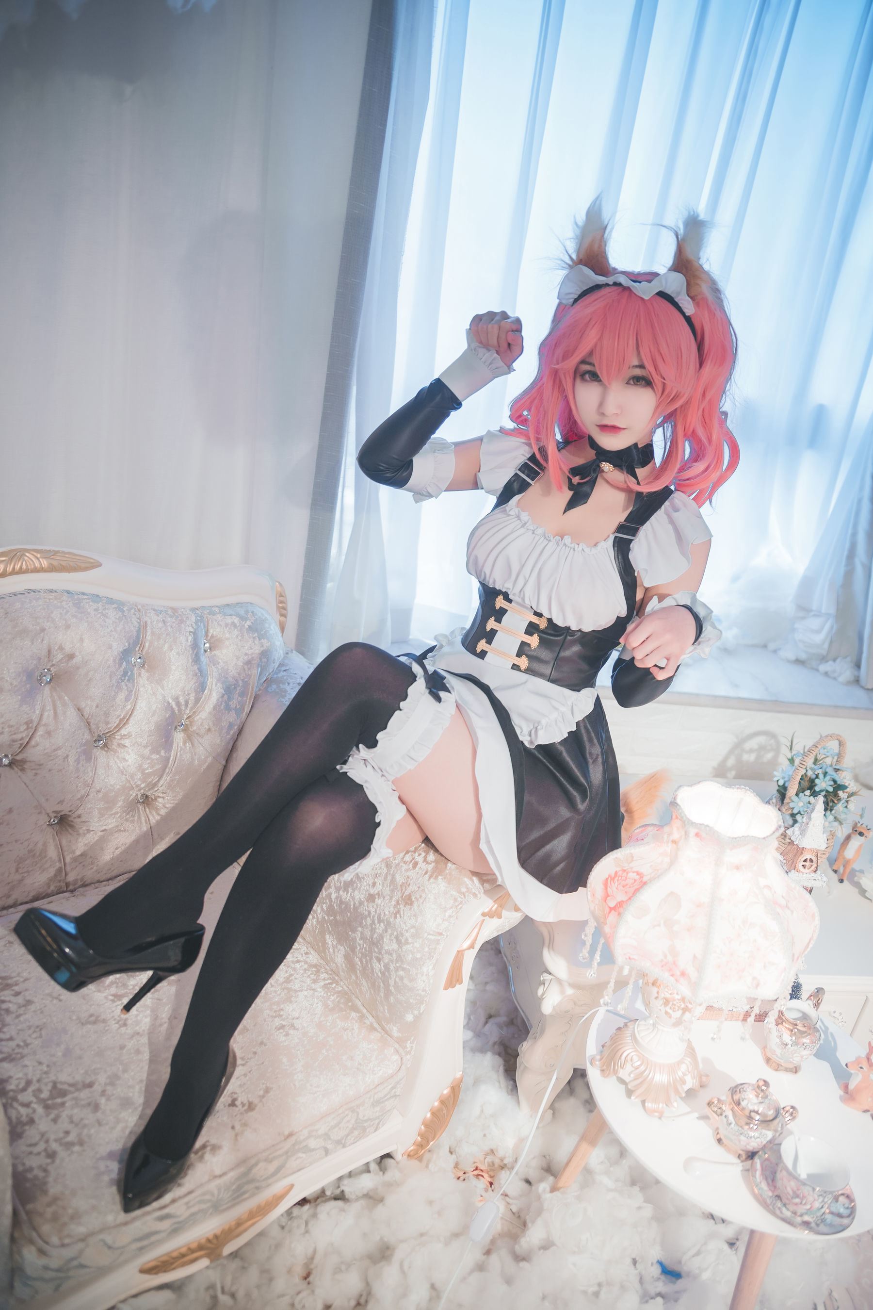 [萝莉COS] 鬼畜瑶 – 玉藻前女仆 Cosplay-第12张