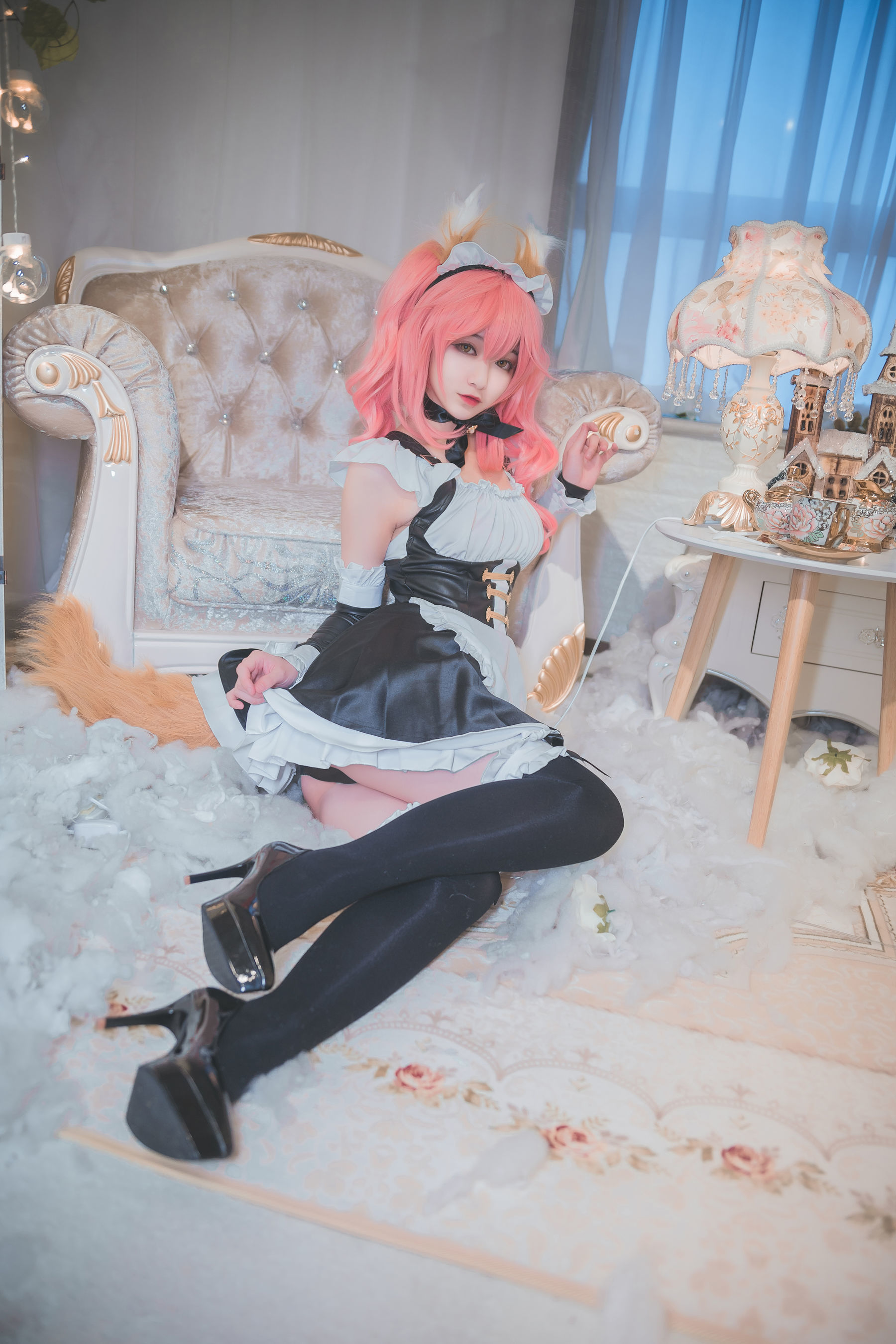[萝莉COS] 鬼畜瑶 – 玉藻前女仆 Cosplay-第13张