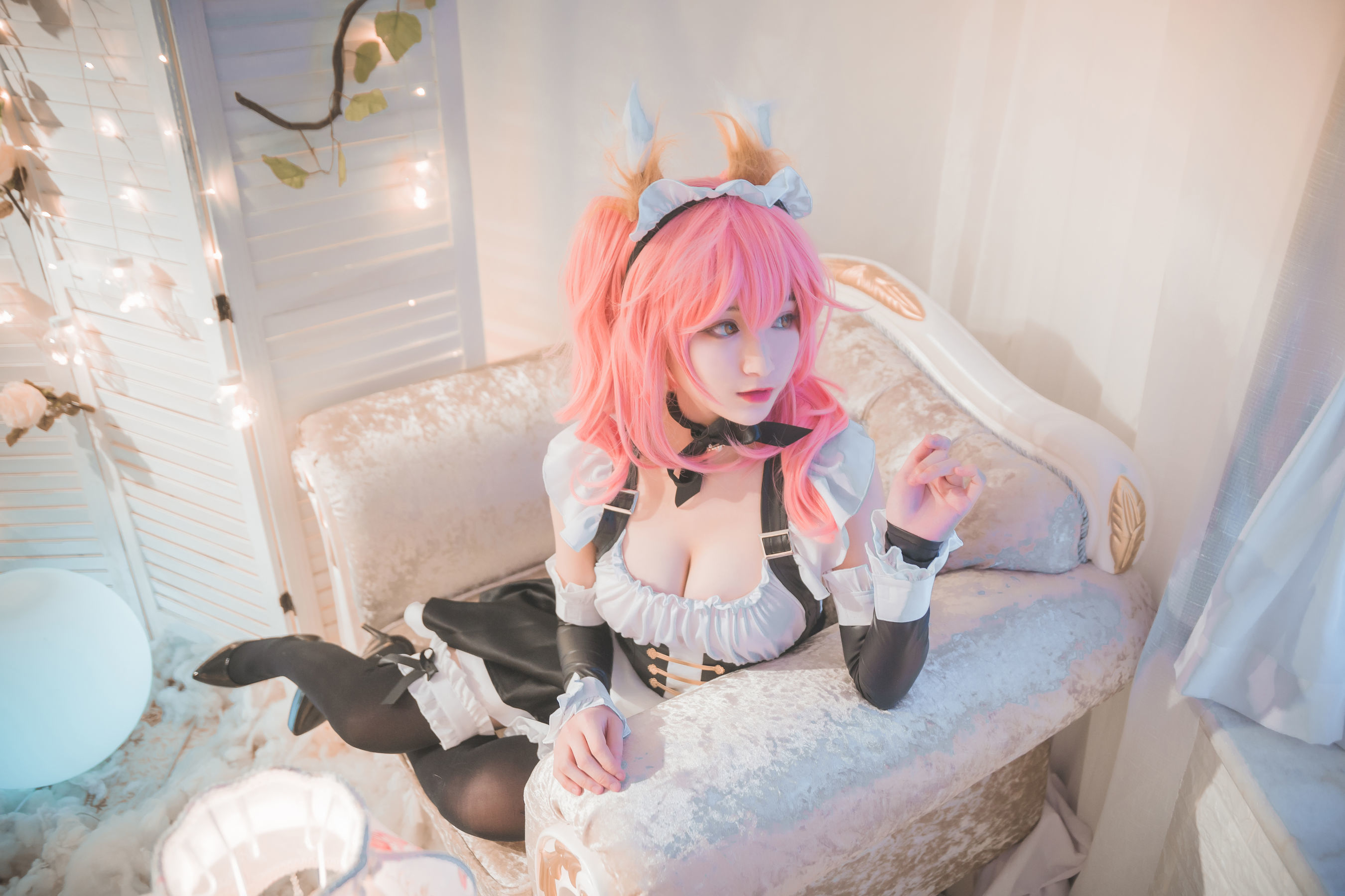 [萝莉COS] 鬼畜瑶 – 玉藻前女仆 Cosplay-第14张