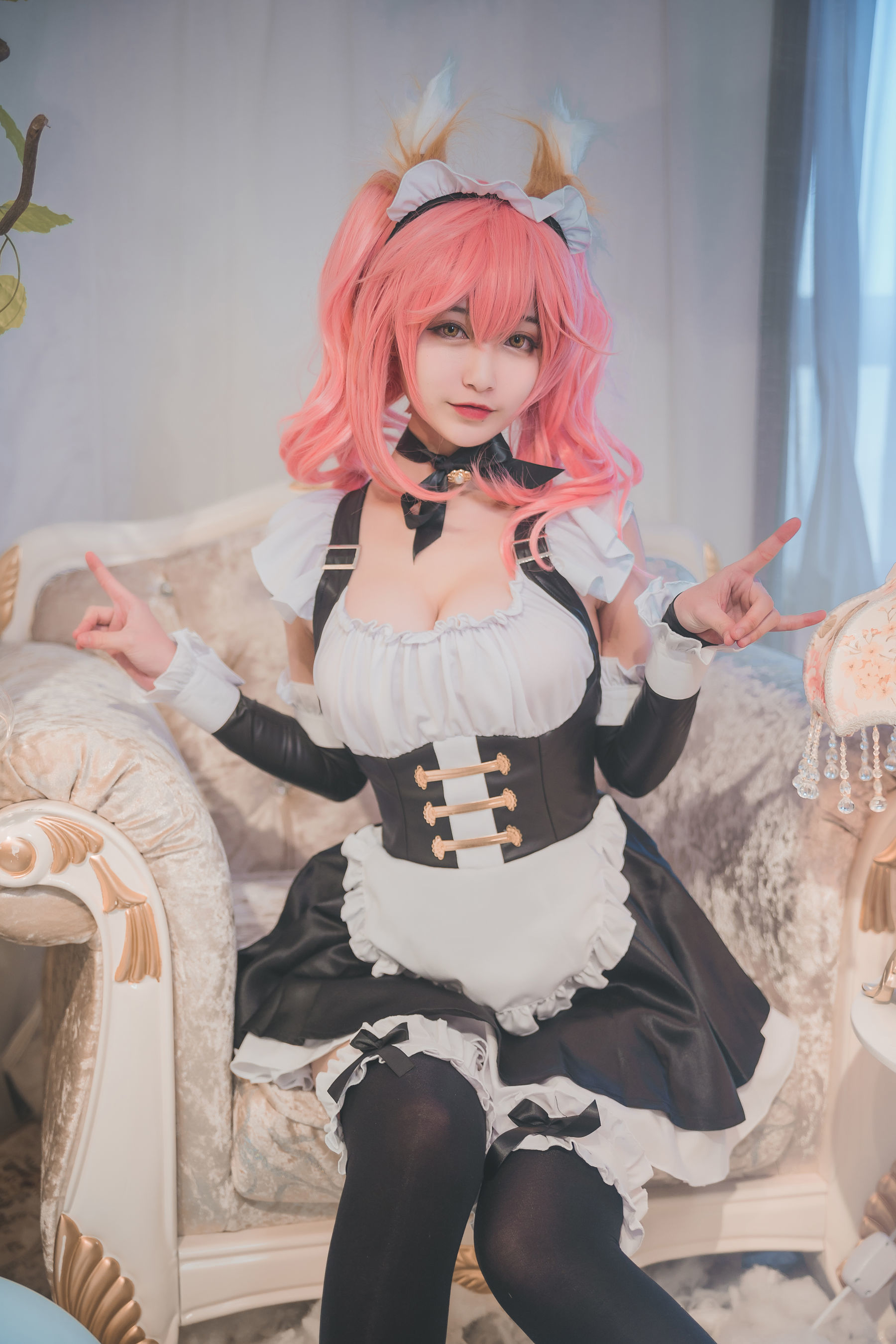 [萝莉COS] 鬼畜瑶 – 玉藻前女仆 Cosplay-第19张