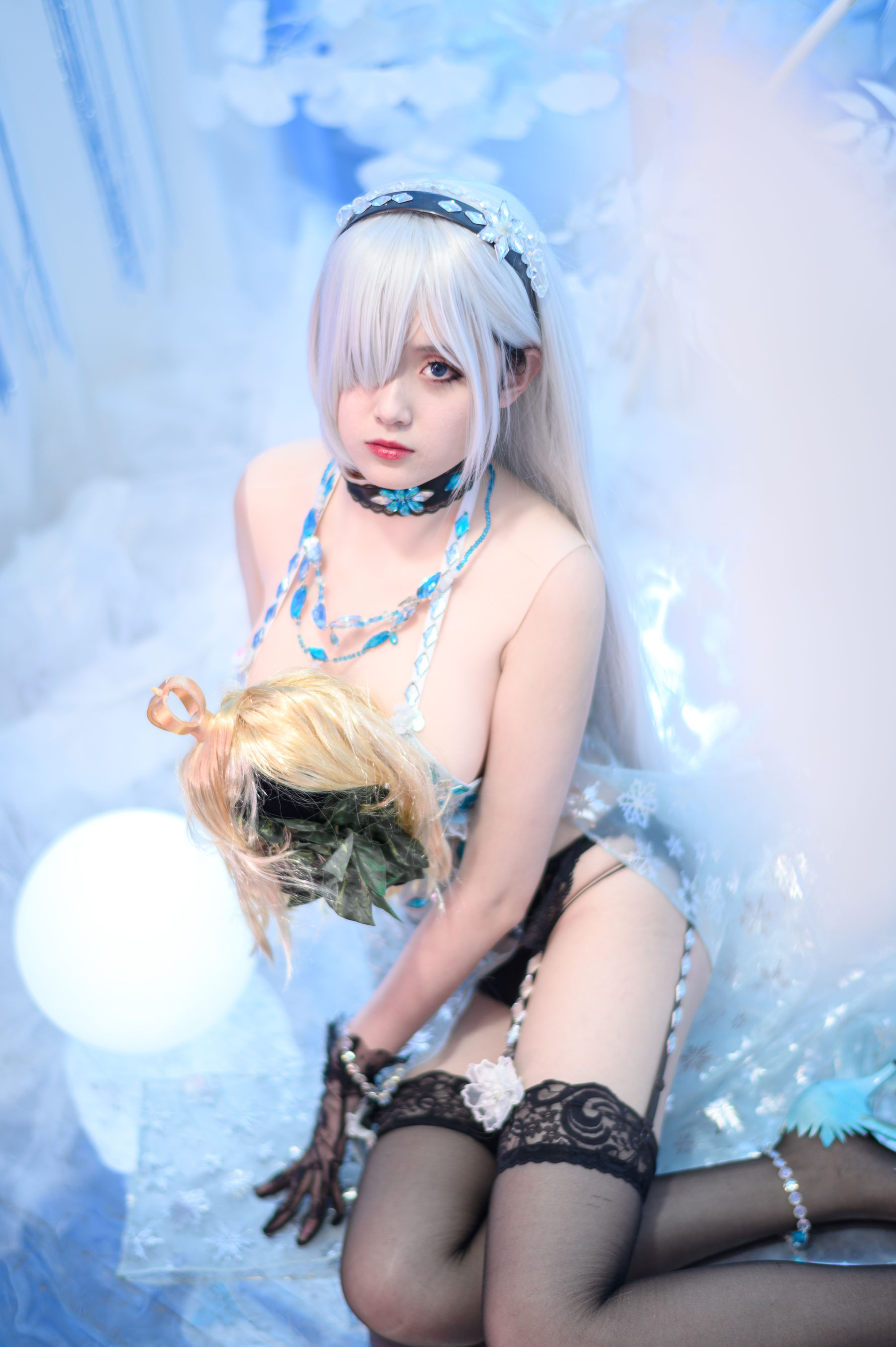 Coser小姐姐Akisoso秋楚楚 女皇 Cosplay-第1张