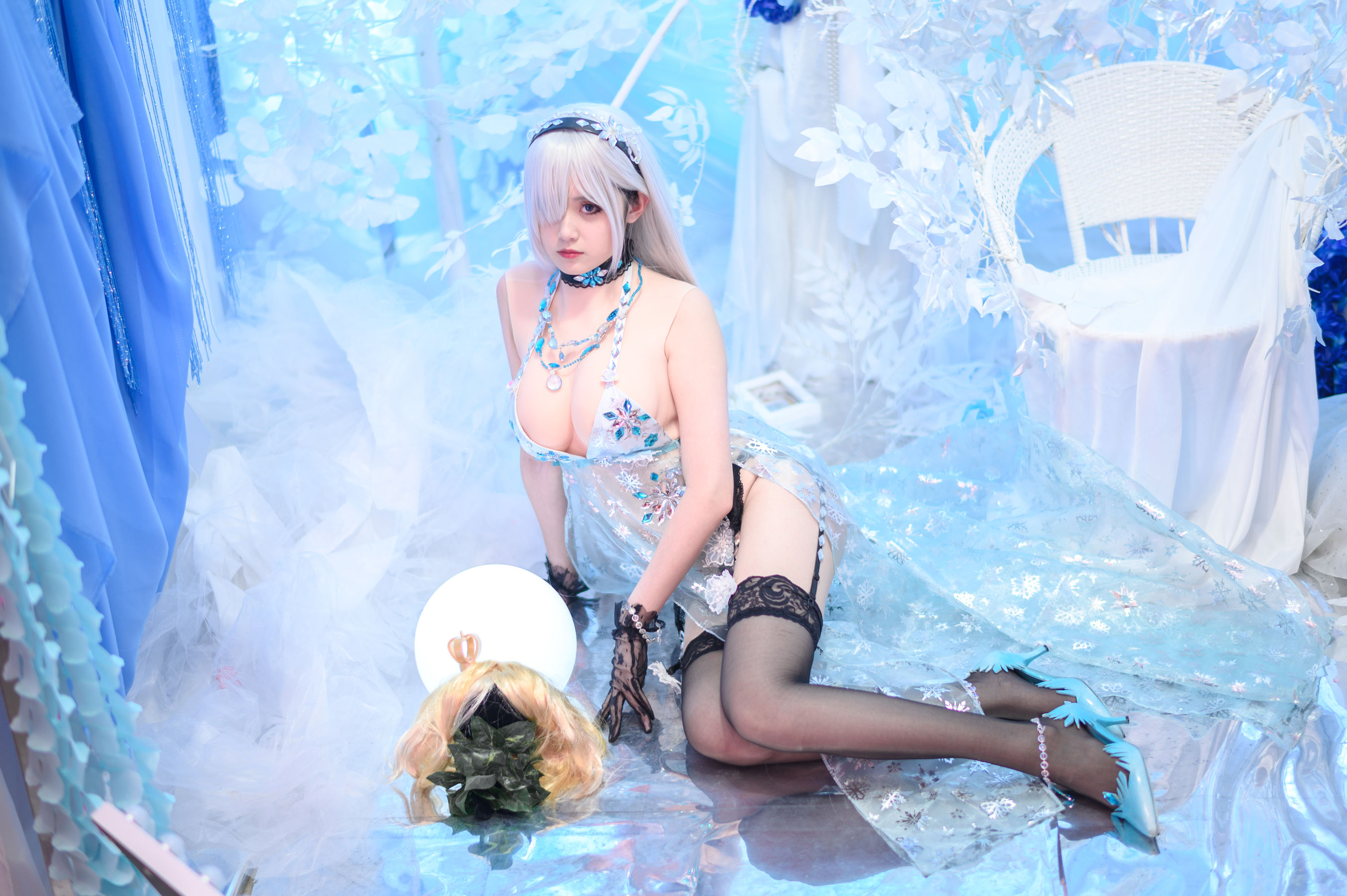 Coser小姐姐Akisoso秋楚楚 女皇 Cosplay-第5张