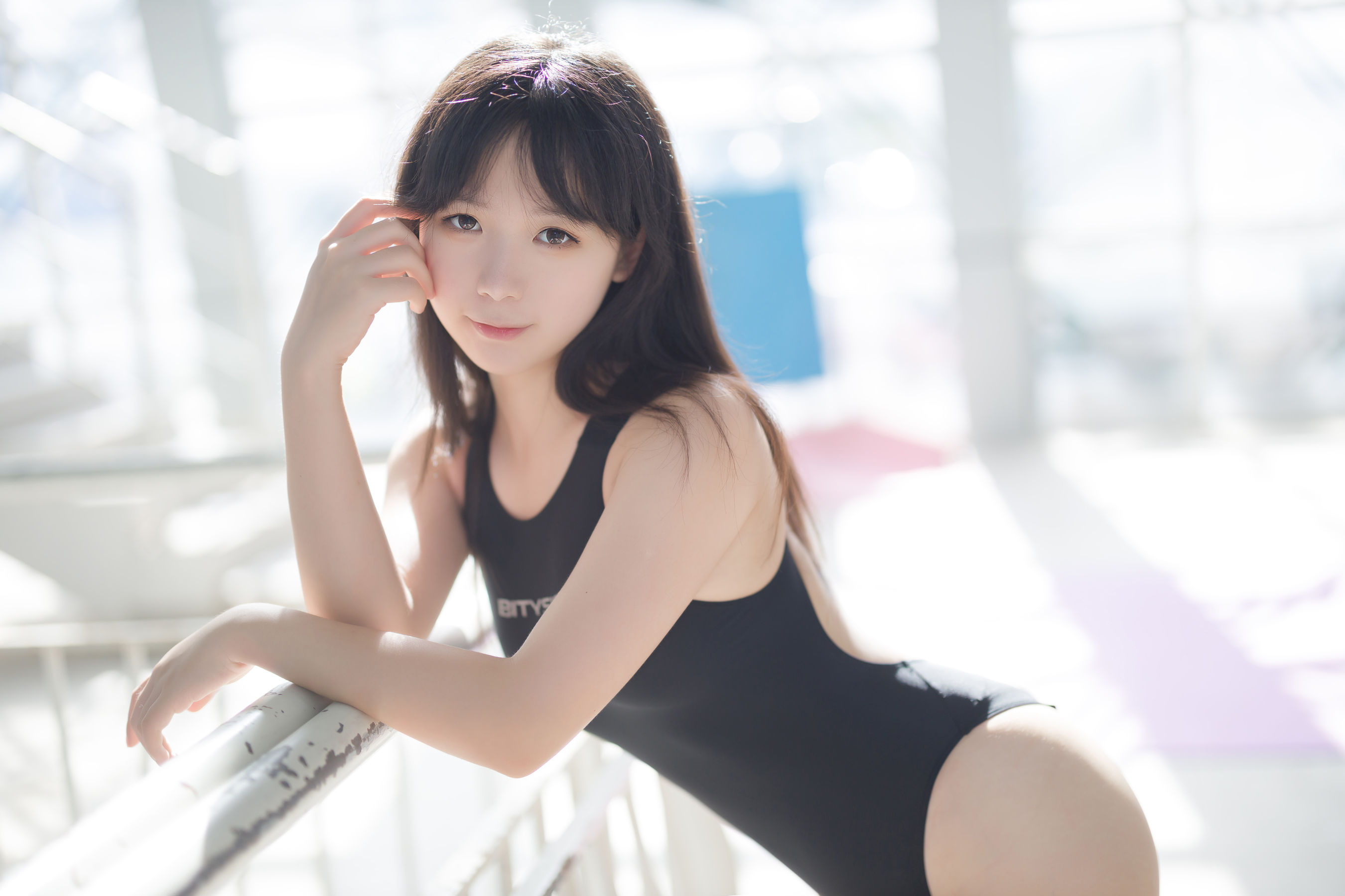 动漫博主樱落酱w – 泳池竞泳 Cosplay-第21张