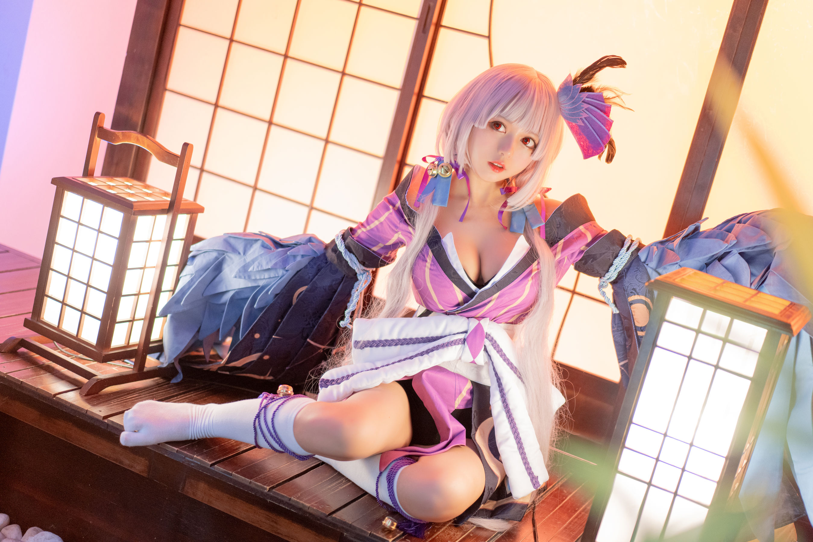 [Cosplay写真] 大眼萌妹黑猫猫OvO – 以津真天 Cosplay-第6张