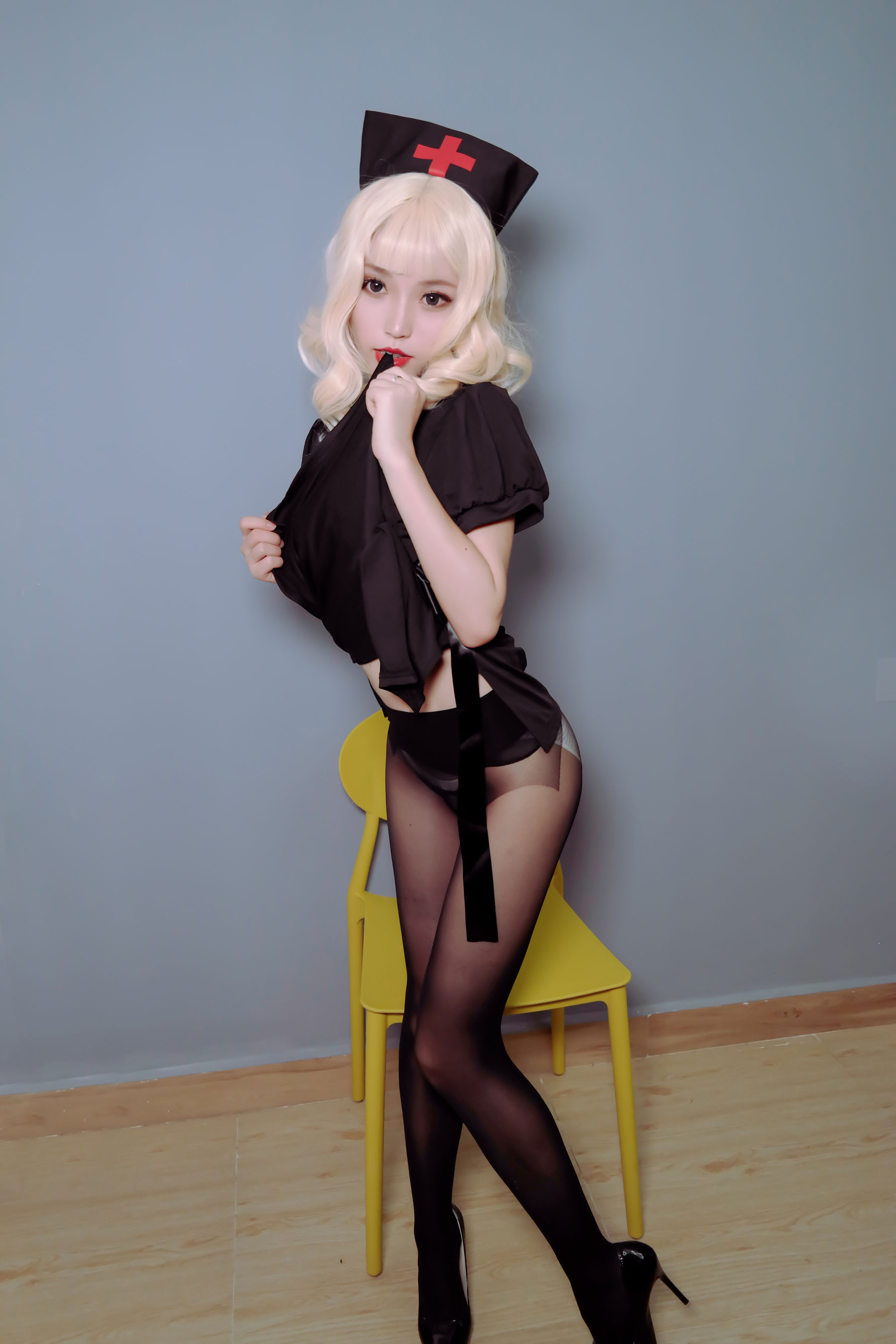 萌妹白易子教主 – 黑化护士 Cosplay-第6张