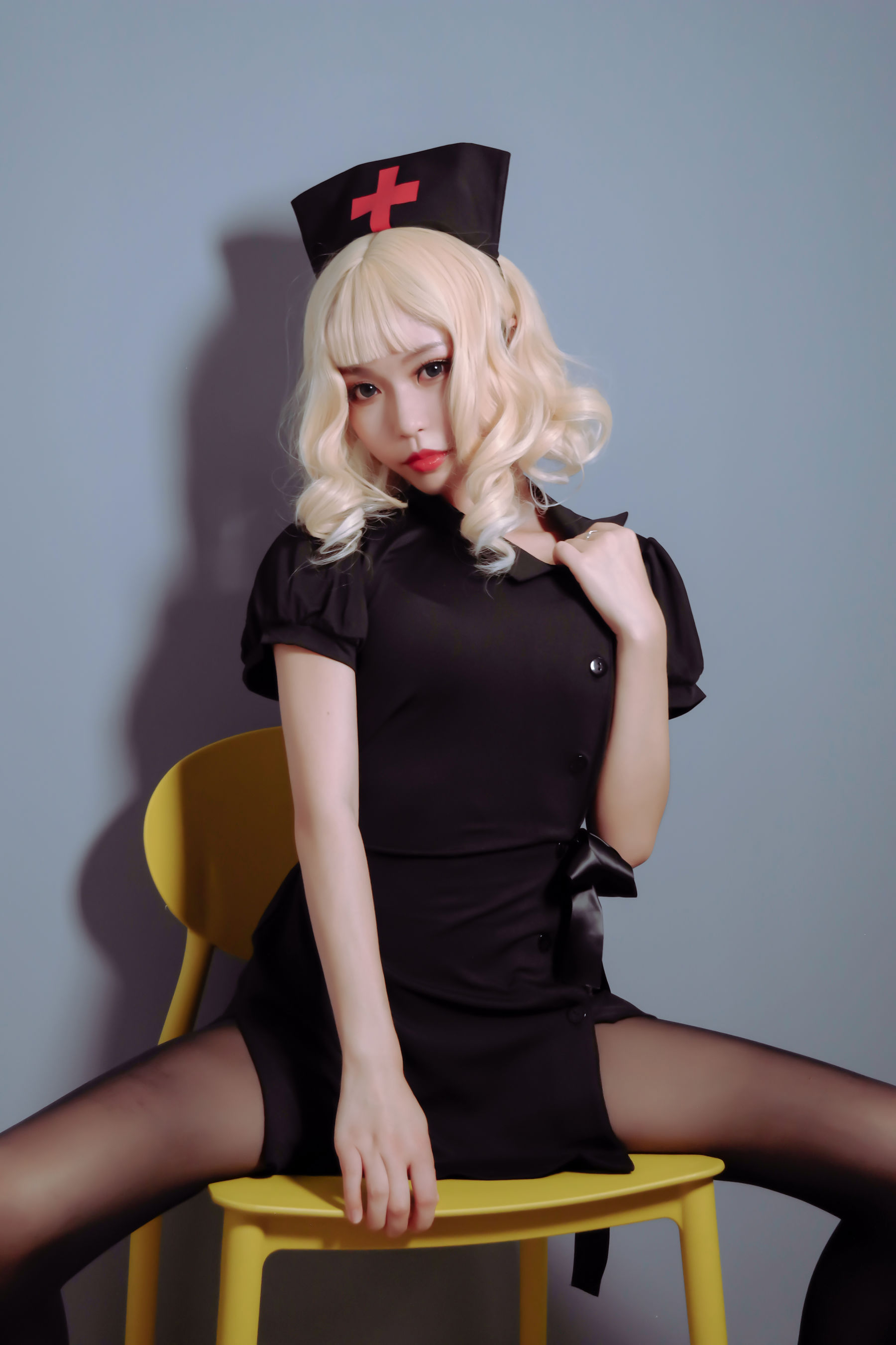 萌妹白易子教主 – 黑化护士 Cosplay-第8张