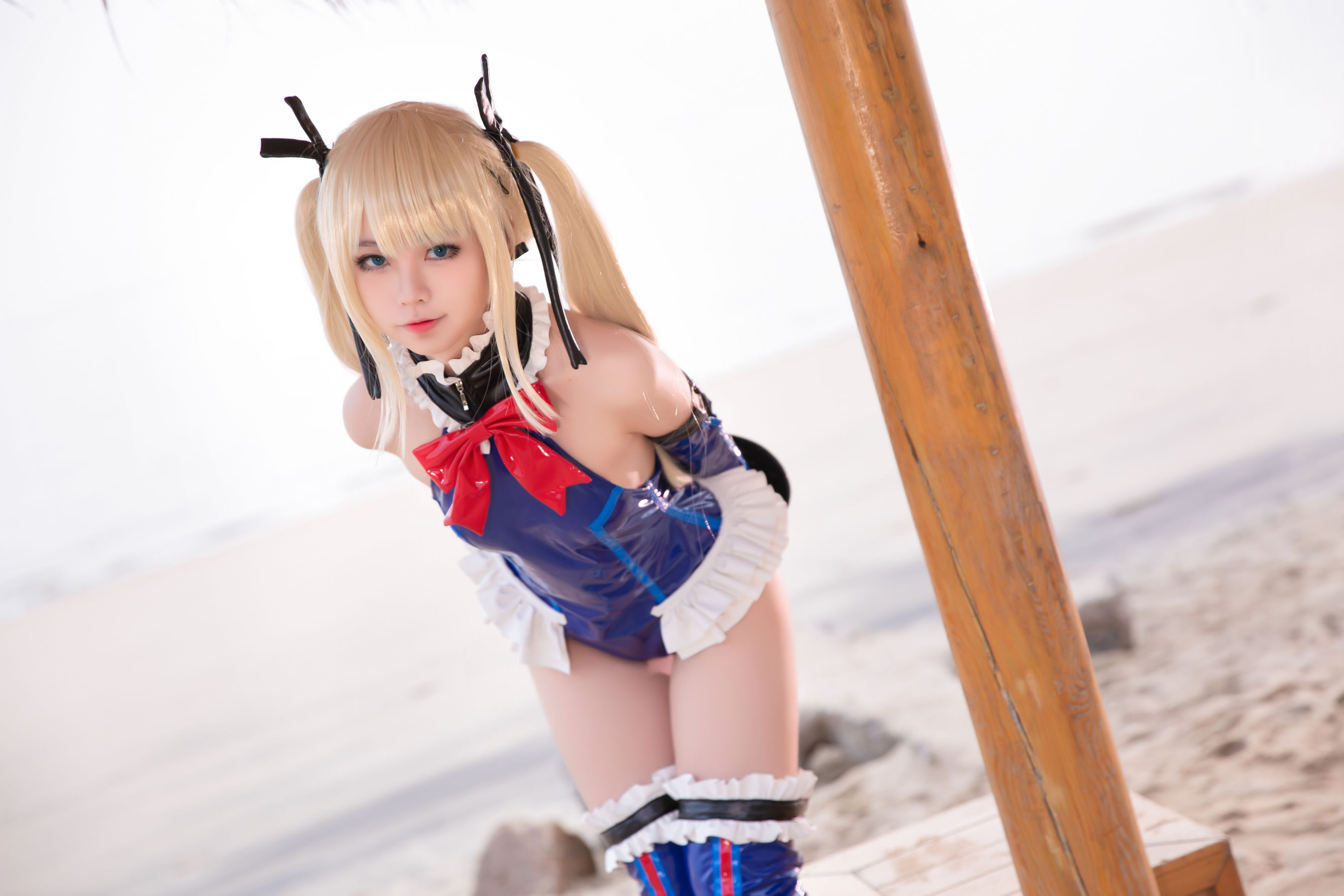 动漫博主G44不会受伤 – 玛丽连体衣 Cosplay-第1张