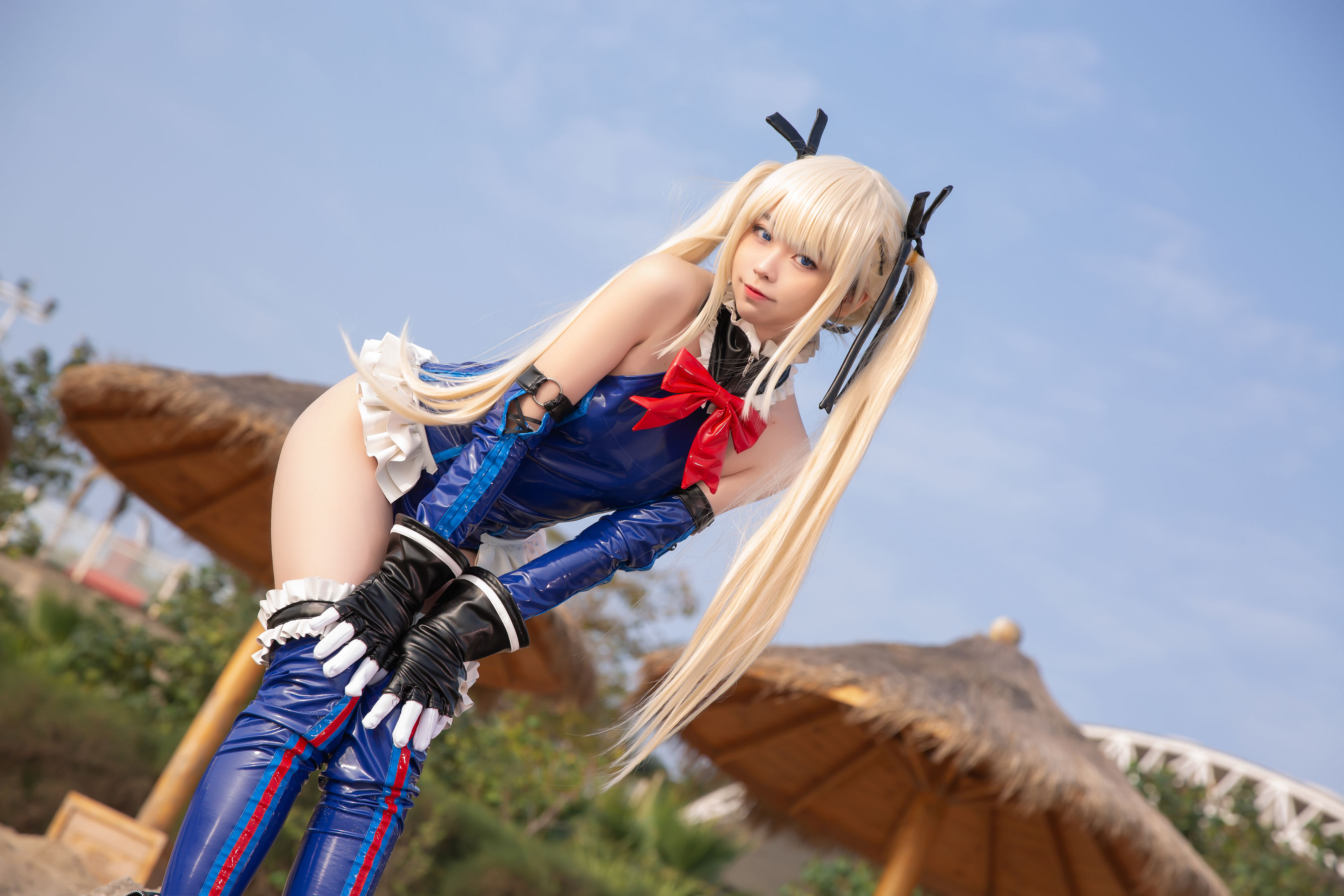 动漫博主G44不会受伤 – 玛丽连体衣 Cosplay-第4张