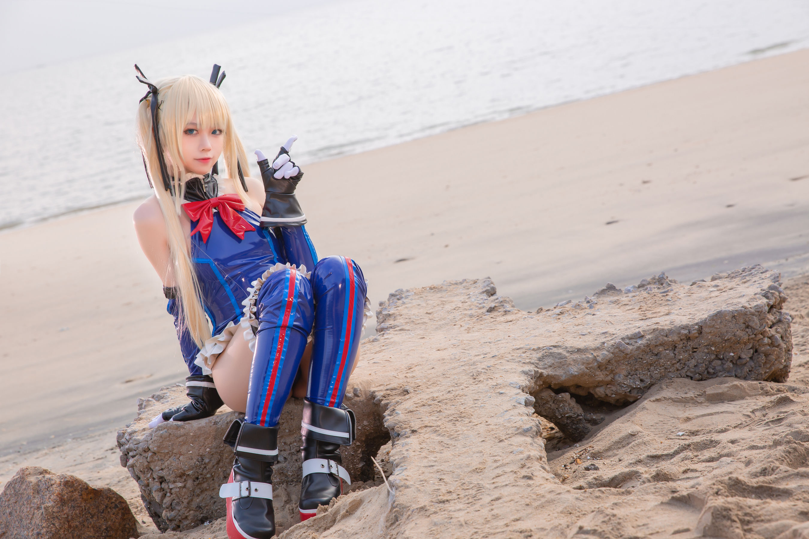 动漫博主G44不会受伤 – 玛丽连体衣 Cosplay-第5张